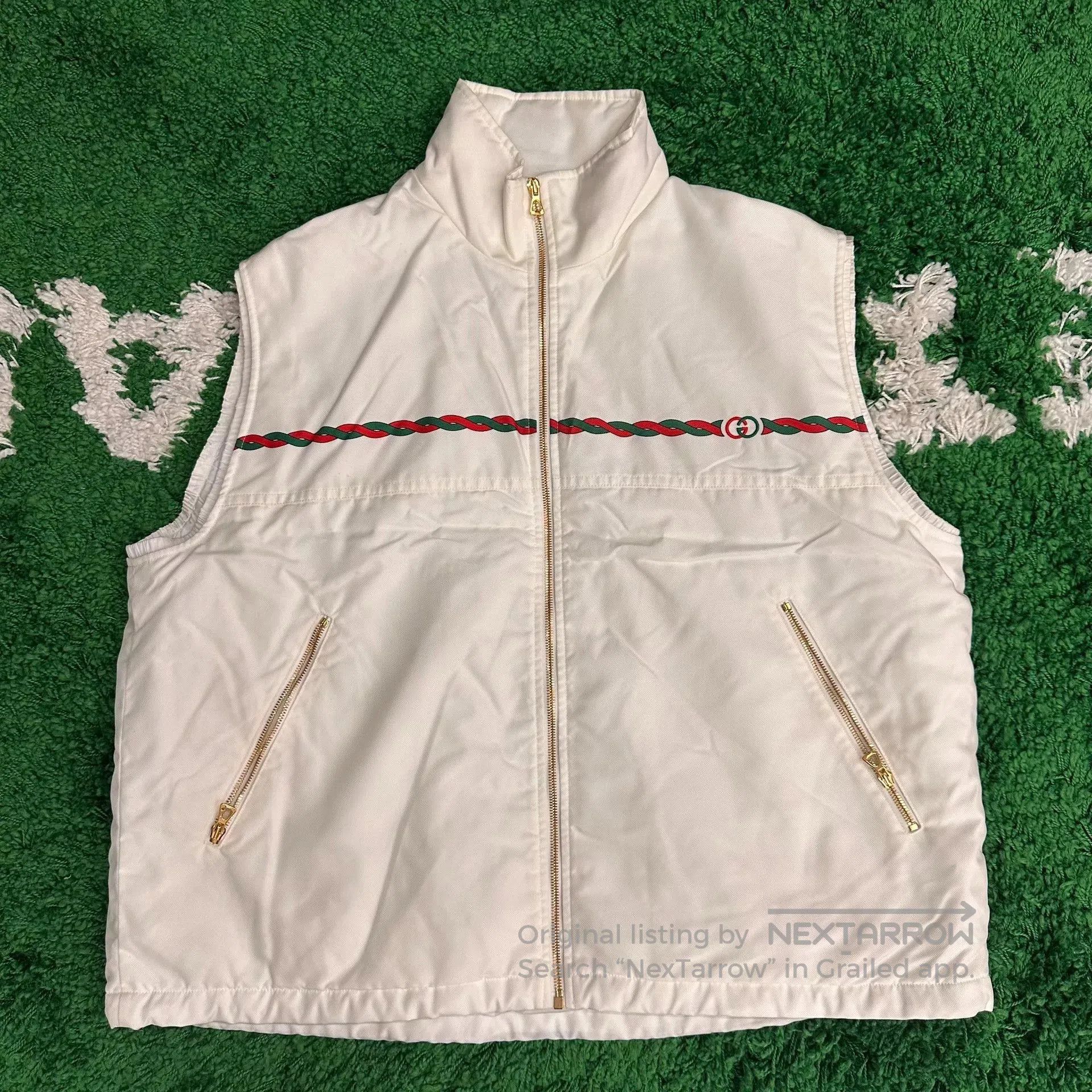 Gucci SS22 Light Cotton White Vest.