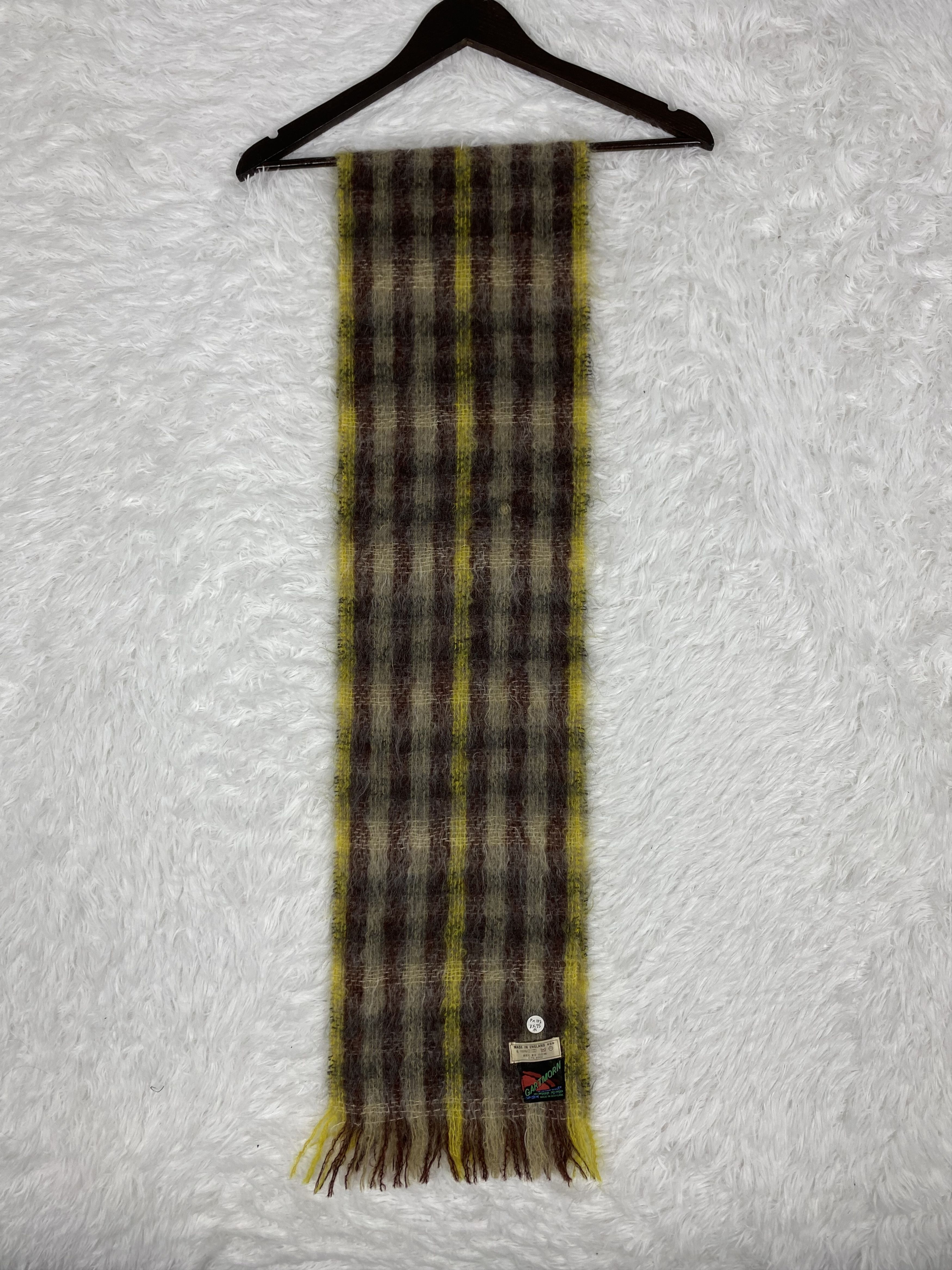 Japanese Brand Vintage Mohair Scarf / Muffler Neckwear PM0142 Size ONE SIZE - 5 Thumbnail