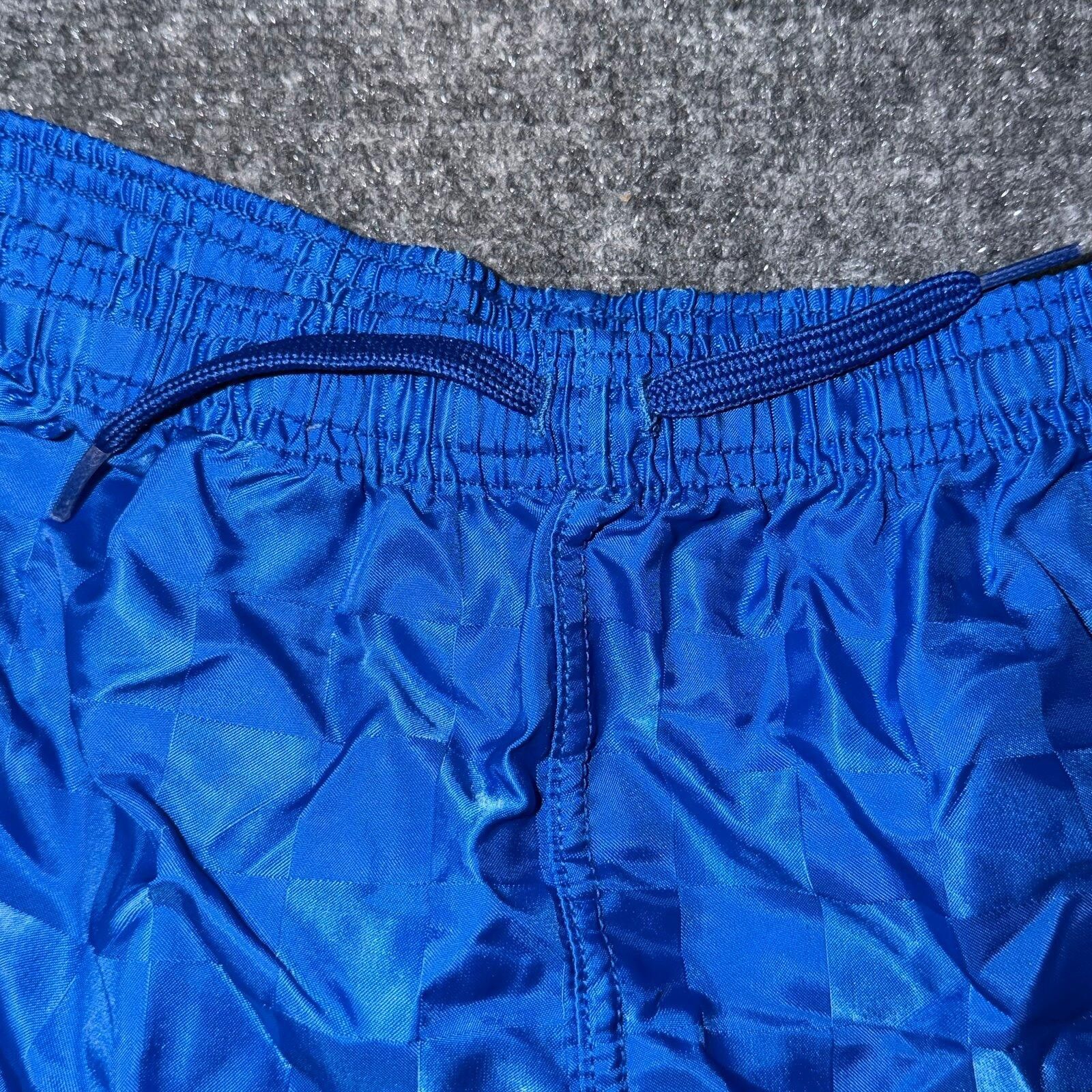 Nike DSG Checkered Blue Dazzle Shorts Volley Shorts Mens SM Vtg Size US 30 / EU 46 - 2 Thumbnail