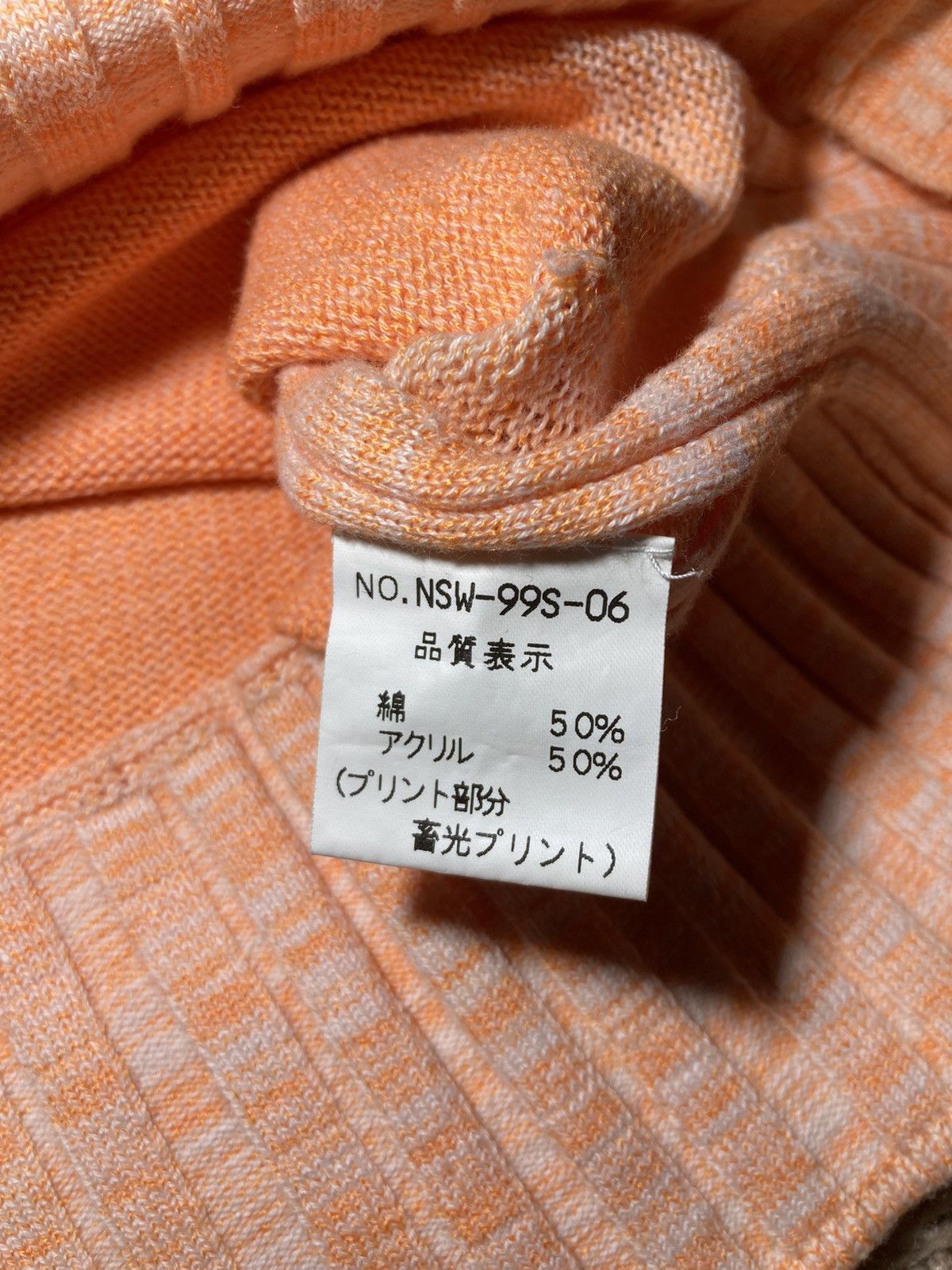 Vandalize SS99 Vandalize Mental Hospital Peach Sweater1999 Undercover Size US M / EU 48-50 / 2 - 7 Thumbnail