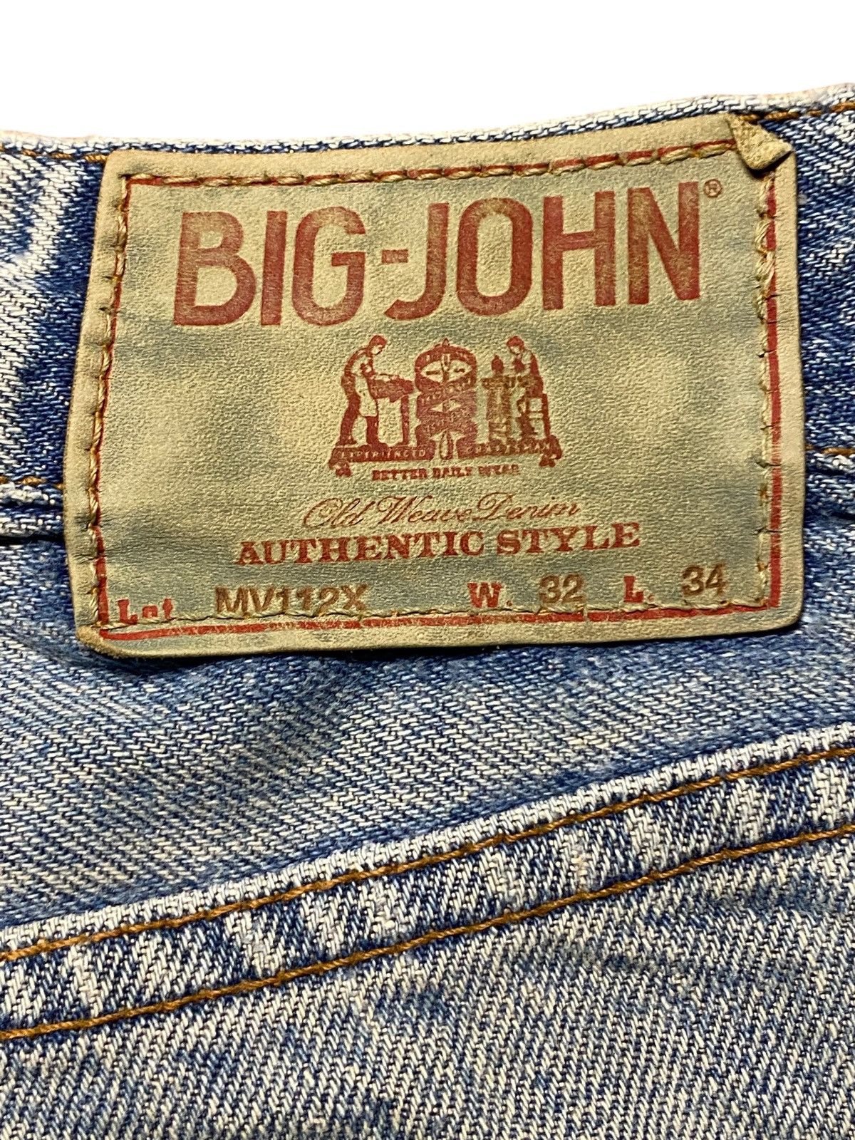 Big John 90s Big john Waist 30 Faded Wash Baggy Jeans Size US 30 / EU 46 - 11 Thumbnail
