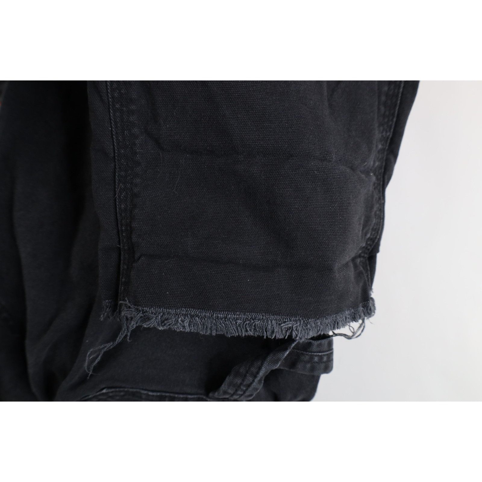 Dickies Vintage Y2K Dickies Distressed Cut Off Canvas Overalls Size 26" / US 2 / IT 38 - 9 Thumbnail