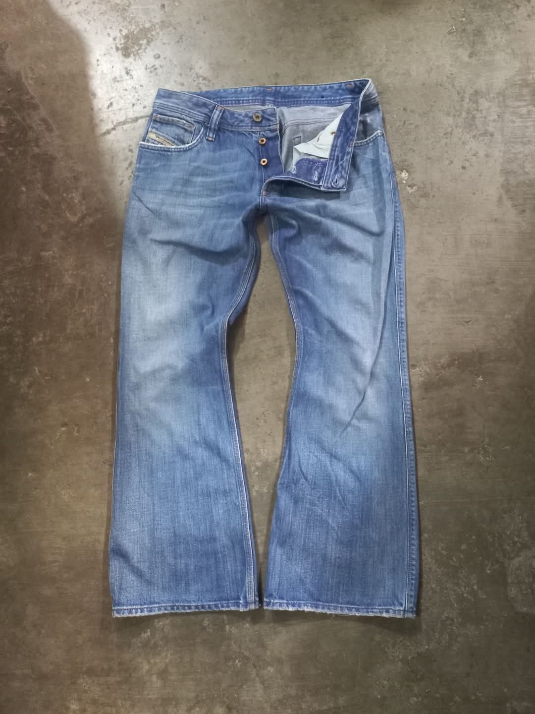 Beauty Beast × Hysteric Glamour × Japanese Brand 🎸Flare🎸japanese ripped punk jeans bootcut Size US 32 / EU 48 - 1 Thumbnail