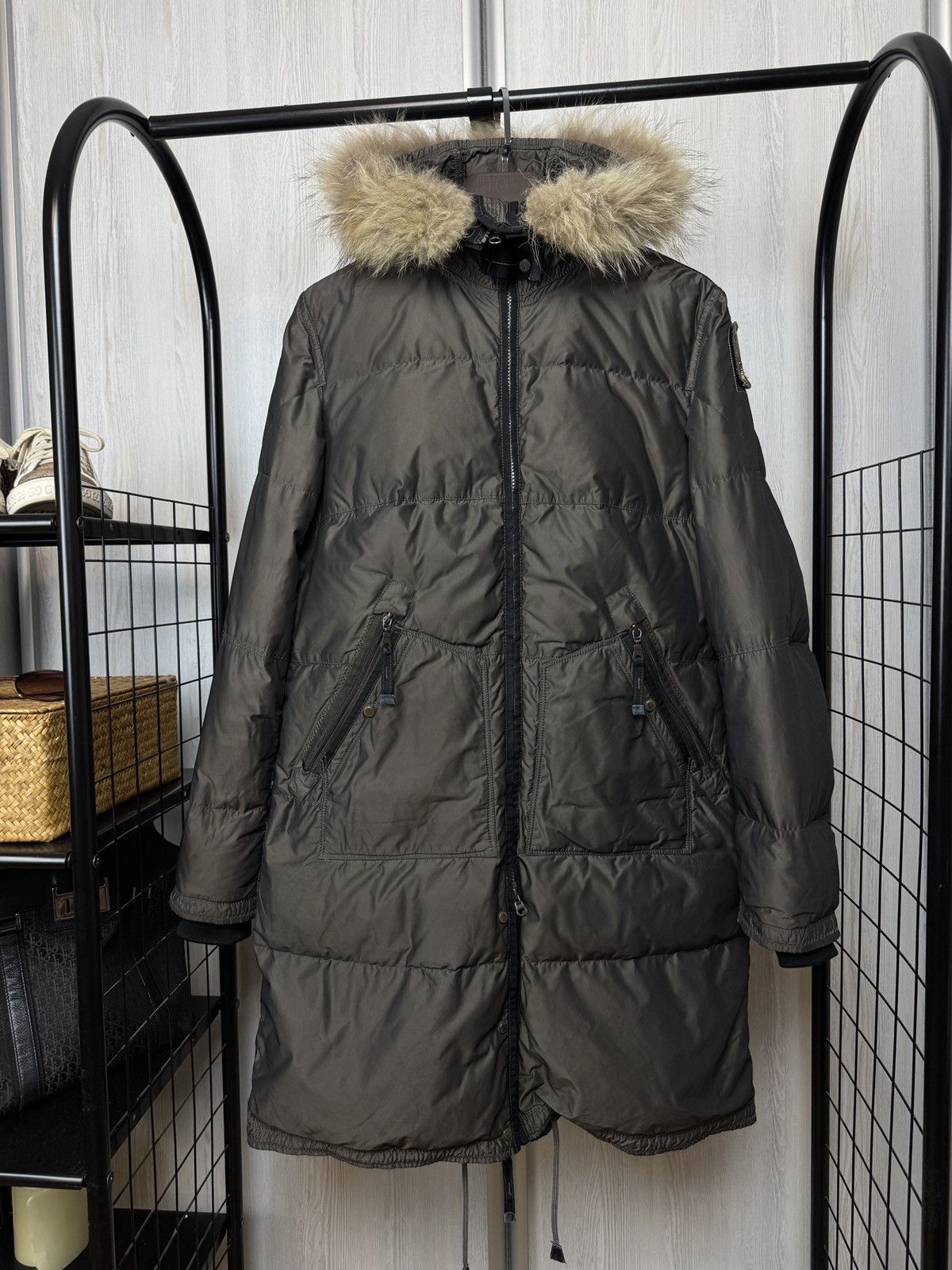 Parajumpers Parajumpers vintage nylon quilted down long winter jacket Size L / US 10 / IT 46 - 1 Thumbnail