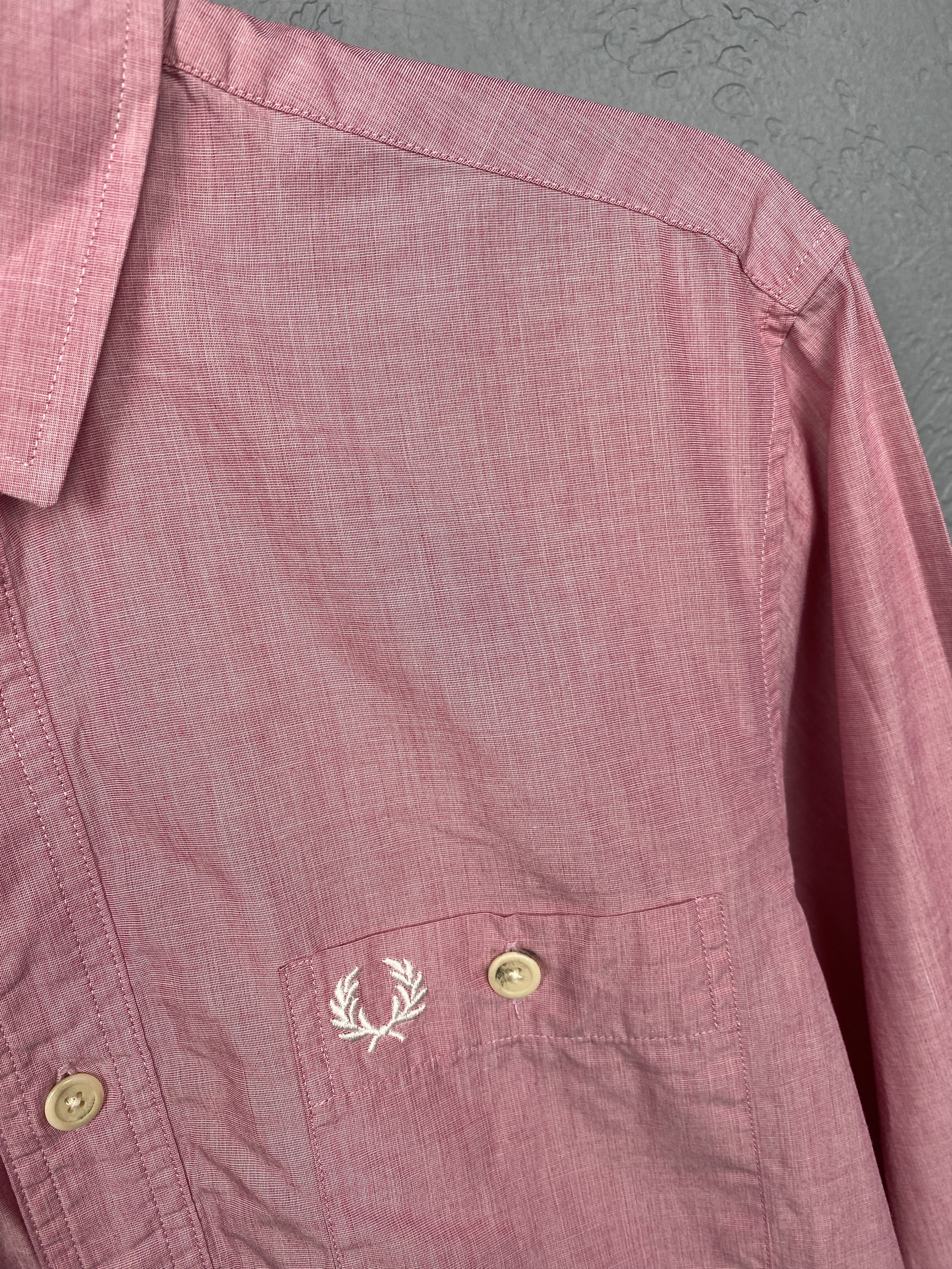 Fred Perry Fred Perry Mens Long Sleeve Shirt Y2K Size US S / EU 44-46 / 1 - 3 Thumbnail