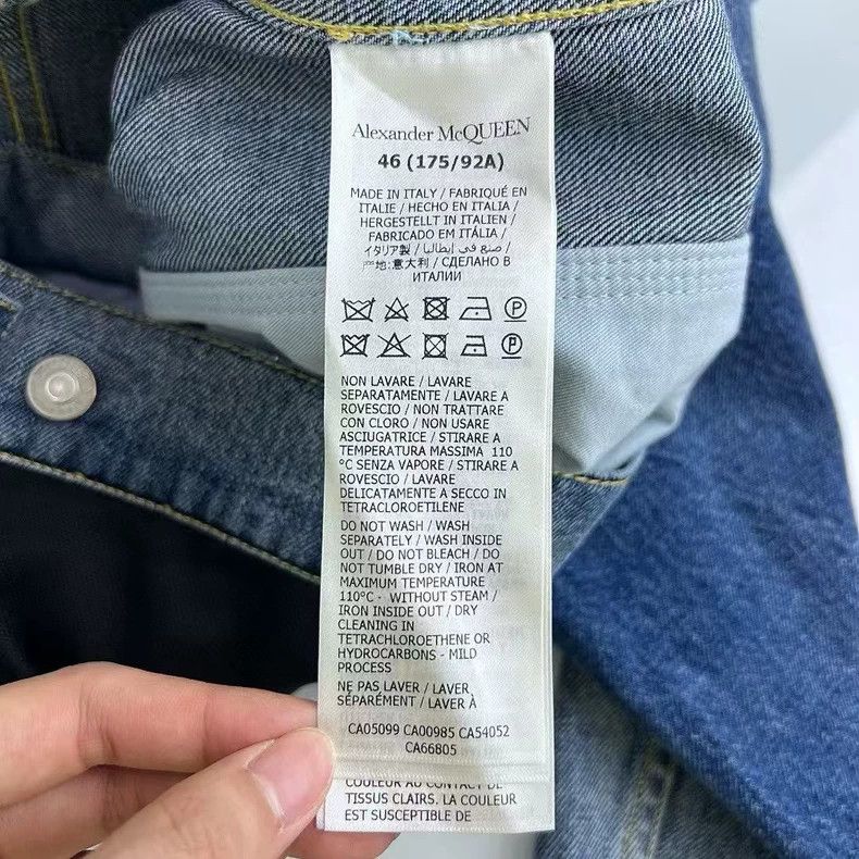Alexander McQueen Alexander Mcqueen SS23 Washed Single-breasted Denim Jacket Size US S / EU 44-46 / 1 - 4 Thumbnail