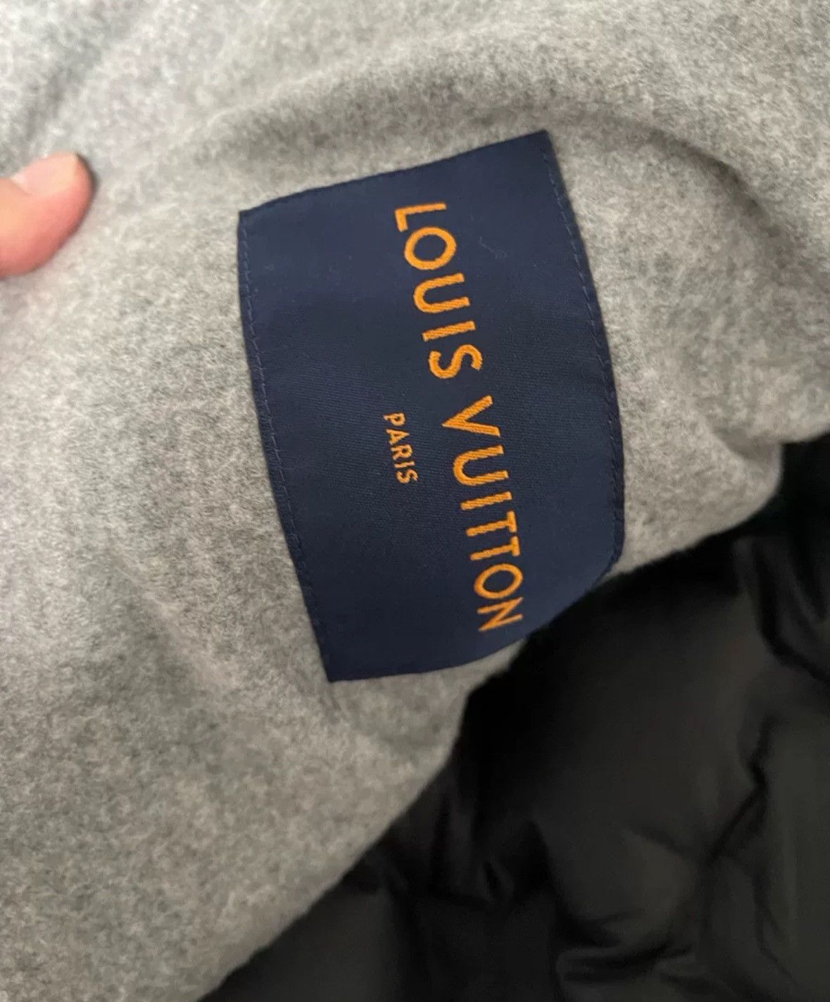 Louis Vuitton Louis Vuitton Show Full Print Embossed Gray