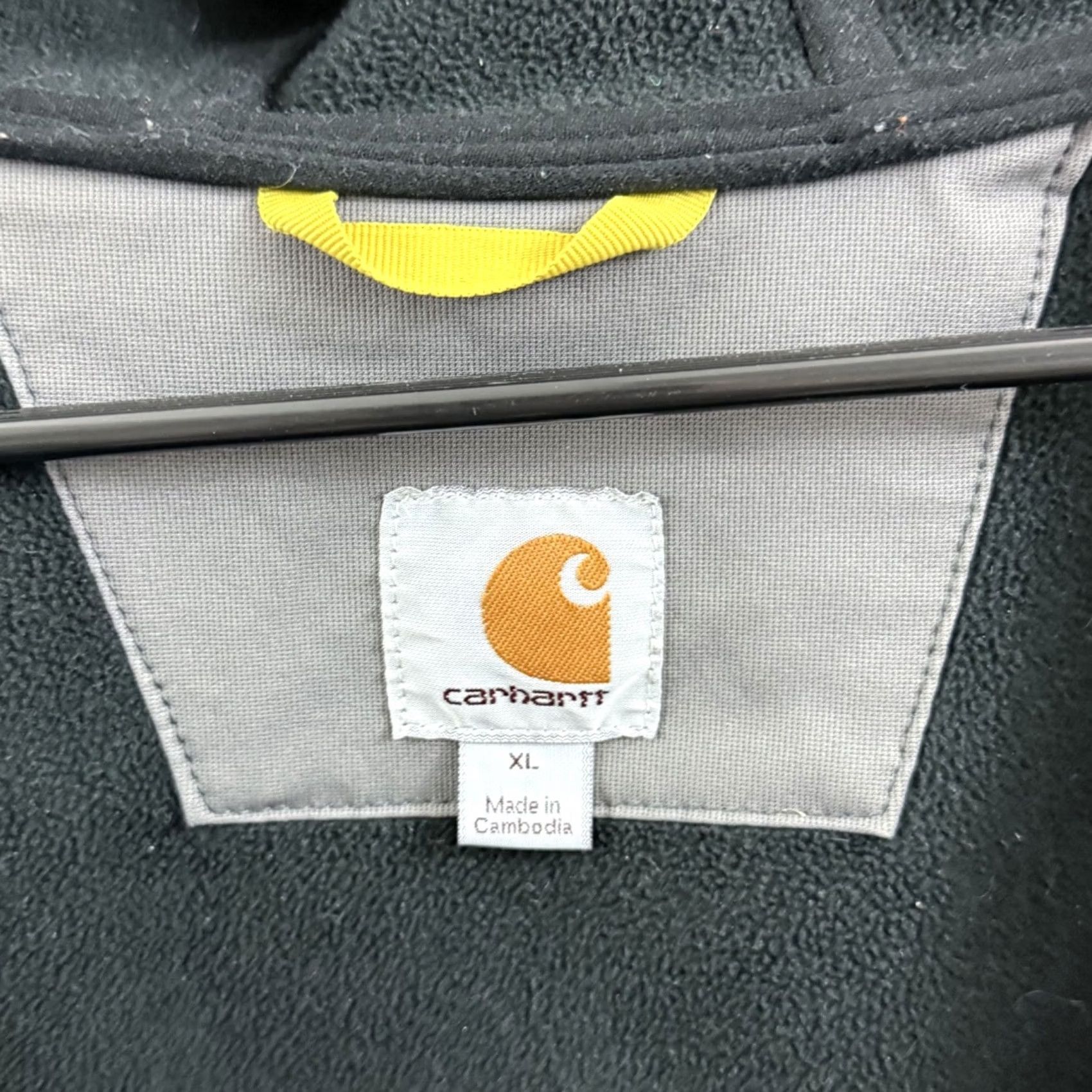 Carhartt Carhartt J97 Crowley Jacket Men XL Gray Softshell Hooded Lined Rain Defender Size US XL / EU 56 / 4 - 7 Thumbnail