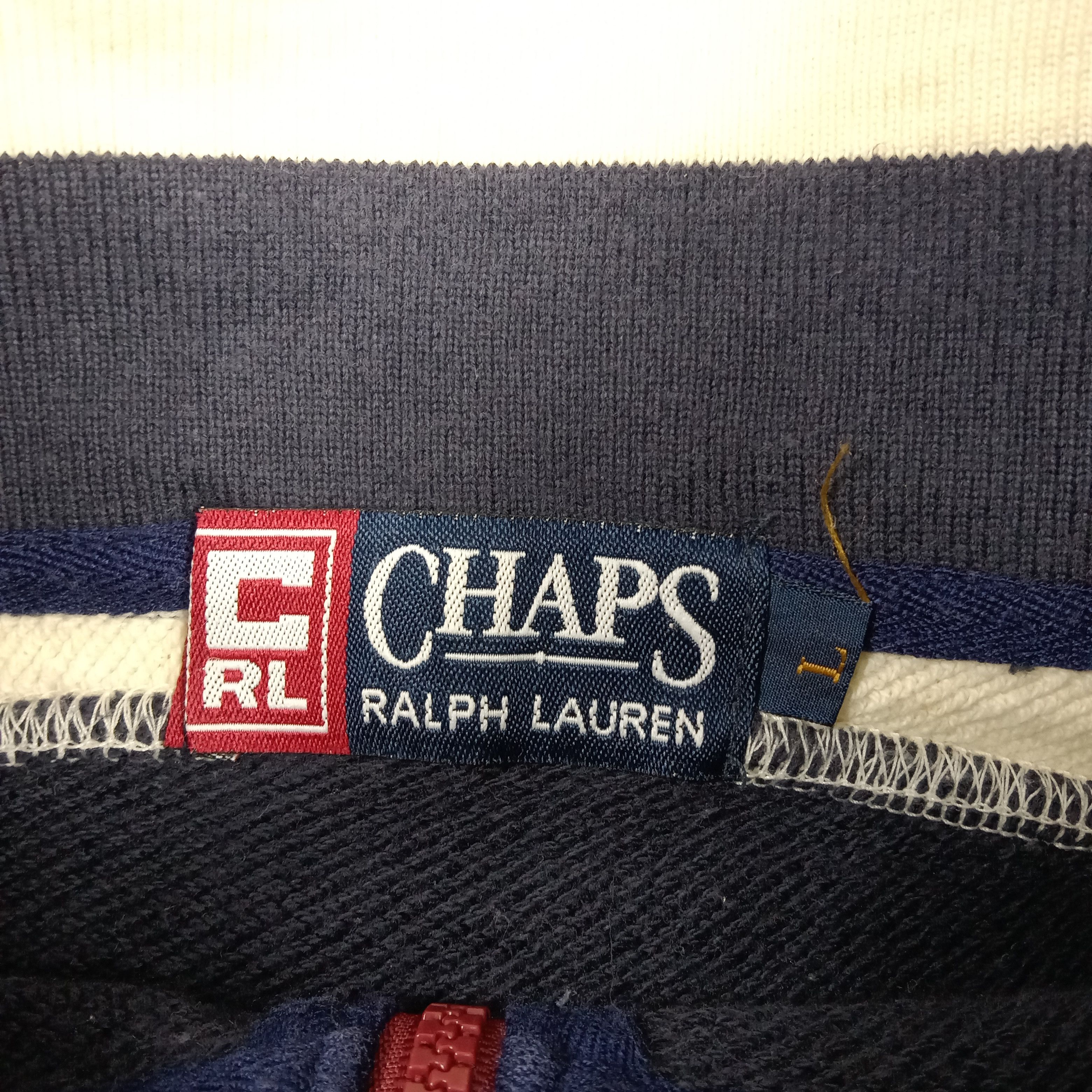 Chaps Ralph Lauren Chaps Ralph Lauren Half Zipper Sweatshirt C282N5 Size US L / EU 52-54 / 3 - 3 Thumbnail