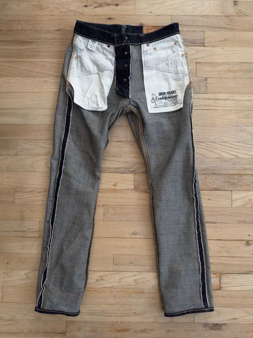 Iron Heart Iron Heart IH-555N 17oz Selvedge Denim Size US 30 / EU 46 - 5 Thumbnail