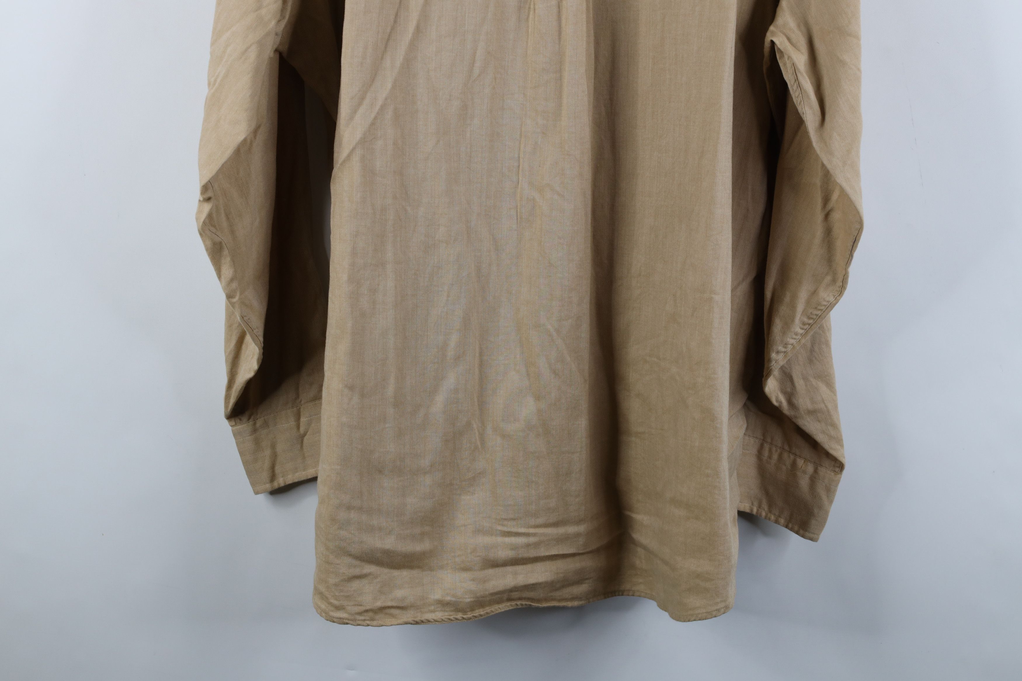 Tommy Hilfiger Vintage 90s Tommy Hilfiger Herringbone Button Down Shirt Size US M / EU 48-50 / 2 - 12 Thumbnail