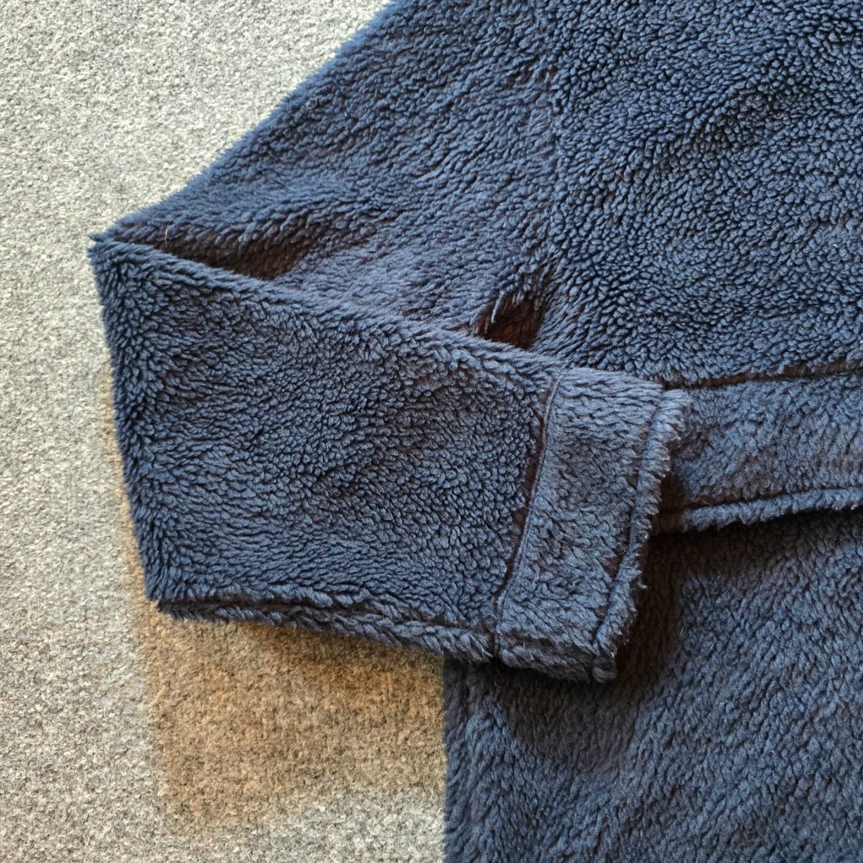 Vintage LL Bean Signature Sweater Womens Size Medium Blue Fleece Pockets Outdoors Pullover Mock Neck Long Sleeve Regular Fit Knit Style Shirt Size M / US 6-8 / IT 42-44 - 3 Thumbnail