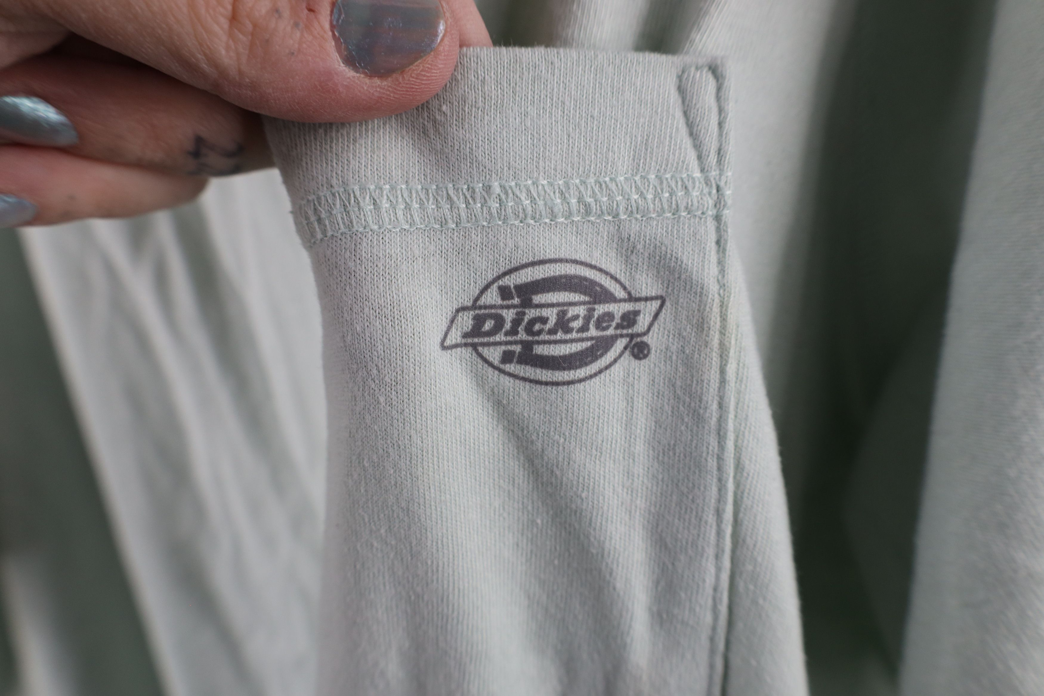 Dickies × Vintage Y2K Dickies Spell Out Reflective Logo Pocket T-Shirt Blue Size US XXL / EU 58 / 5 - 4 Thumbnail