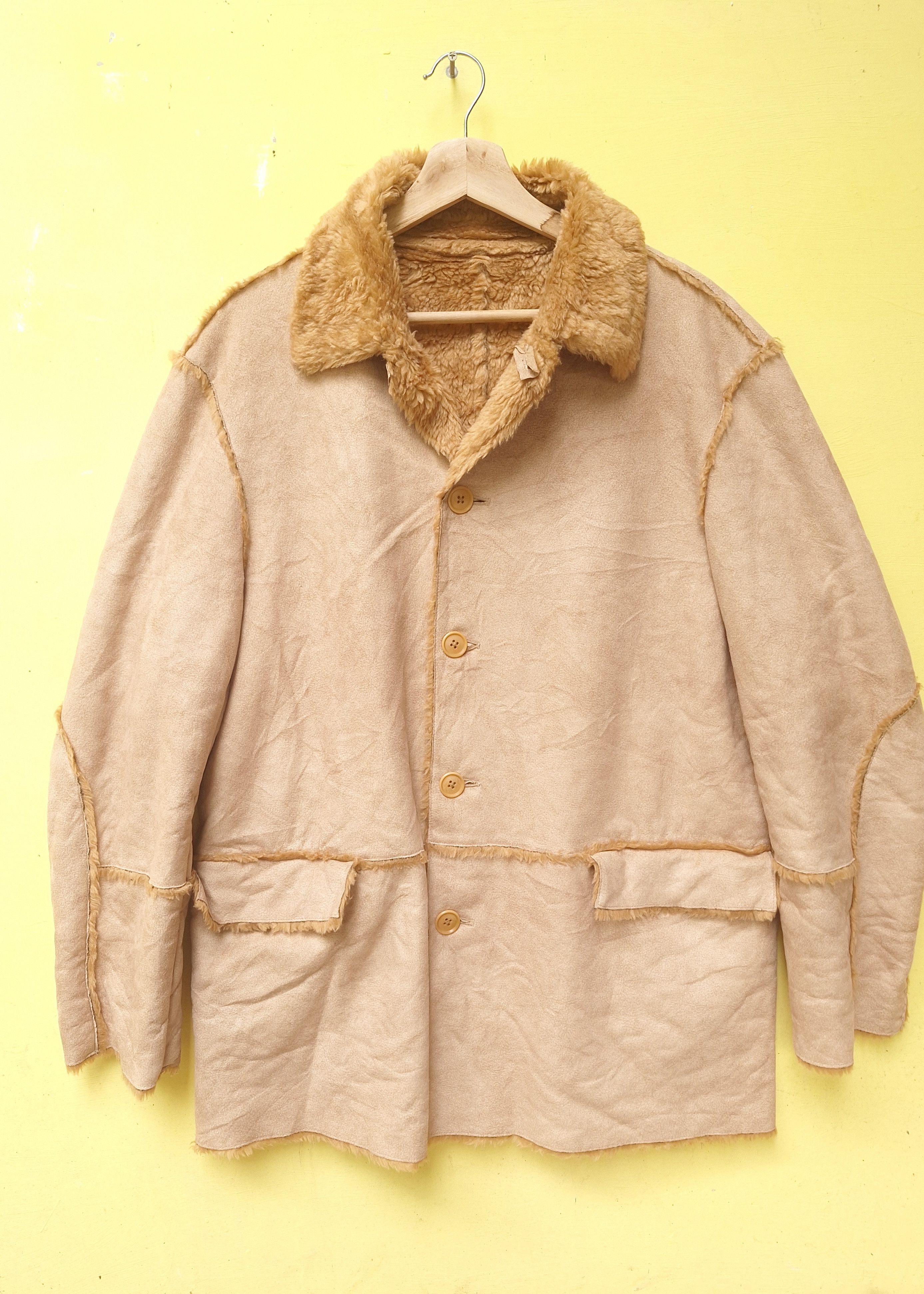 Calvin Klein Calvin Klein Fur Coat Jacket Size US L / EU 52-54 / 3 - 2 Thumbnail