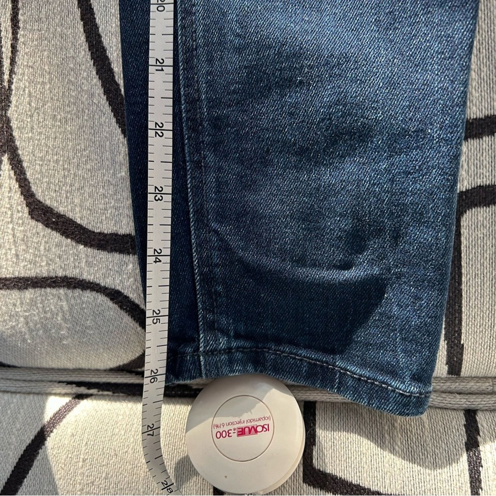 Zara Zara Denim Moto Dark Wash Stretch Skinny Jeans Women's 4 Size 32" / US 10 / IT 46 - 8 Thumbnail