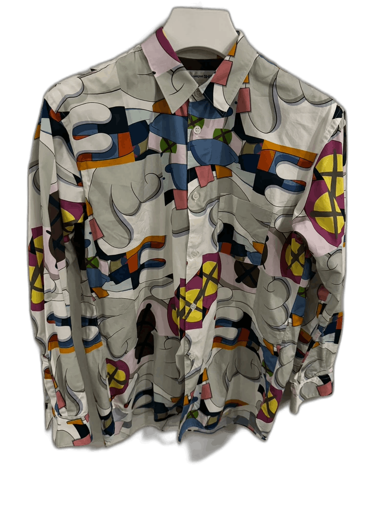 Comme des Garcons KAWS CDG Collaborative Button-Up Shirt Size US M / EU 48-50 / 2 - 1 Thumbnail