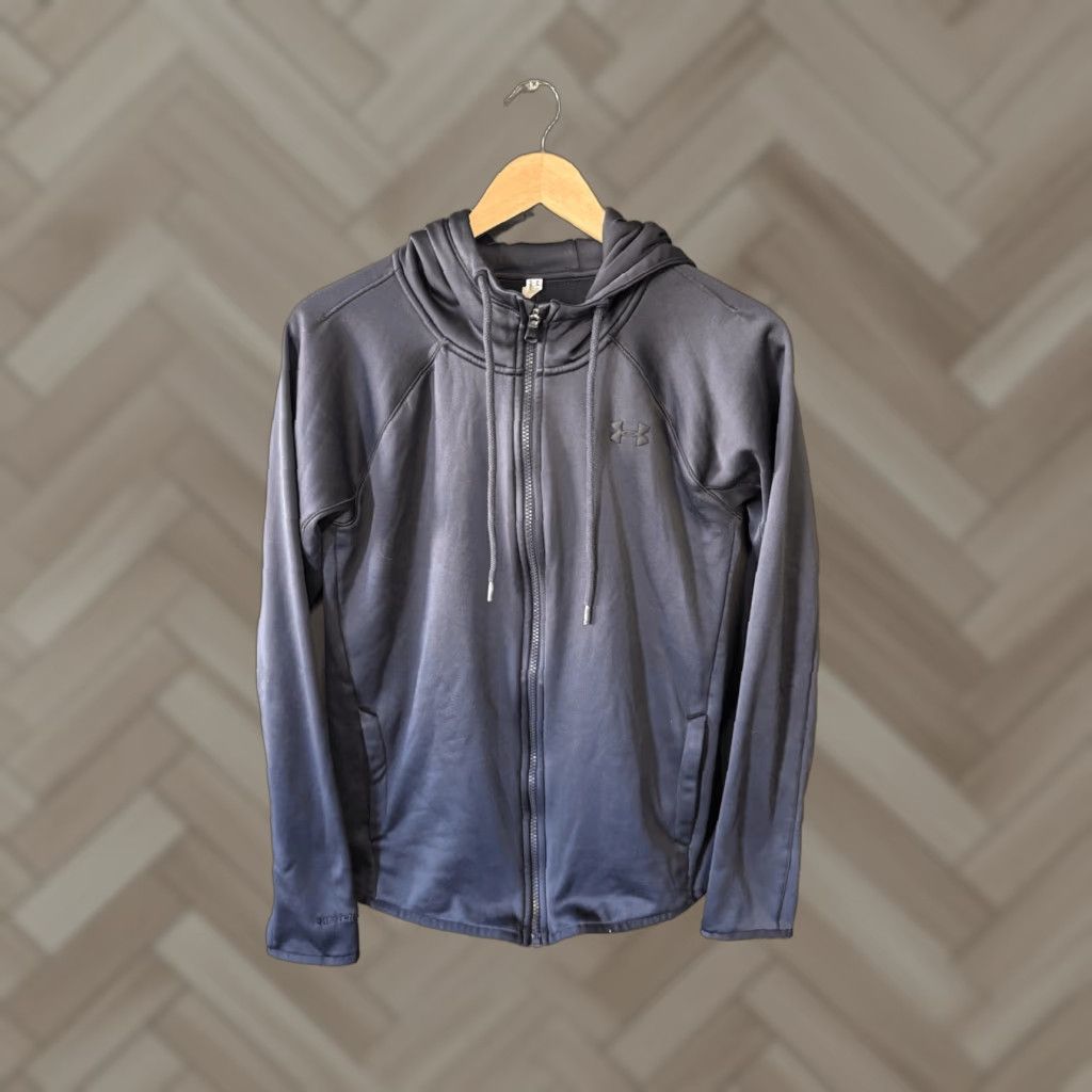 Under Armour Under Armour Sweatshirt - Gray Full Zip Hooded - Mens - Size M Size US M / EU 48-50 / 2 - 1 Thumbnail