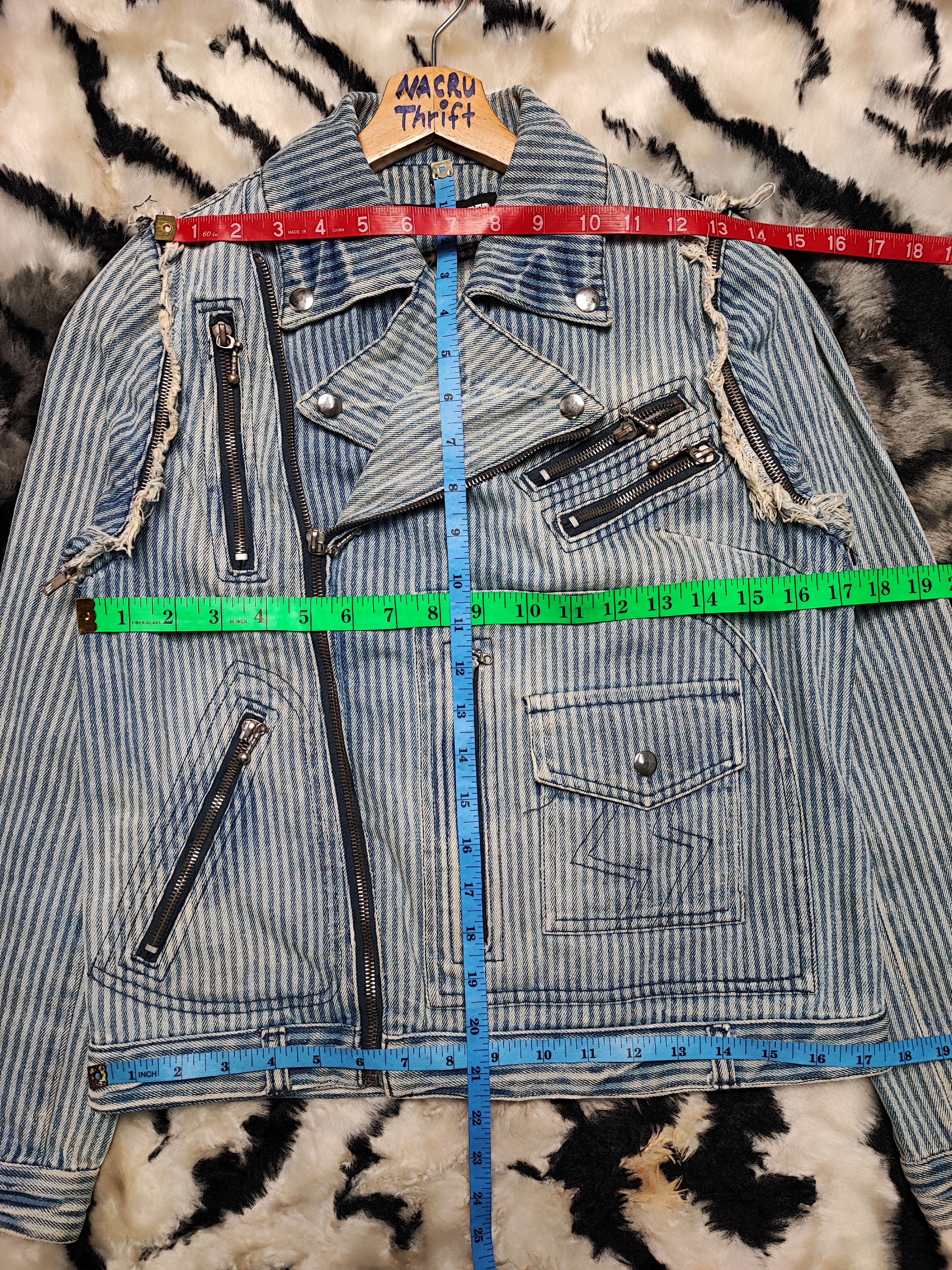 Seditionaries Punk Denim Jacket by Candy Stripper Size US S / EU 44-46 / 1 - 5 Thumbnail