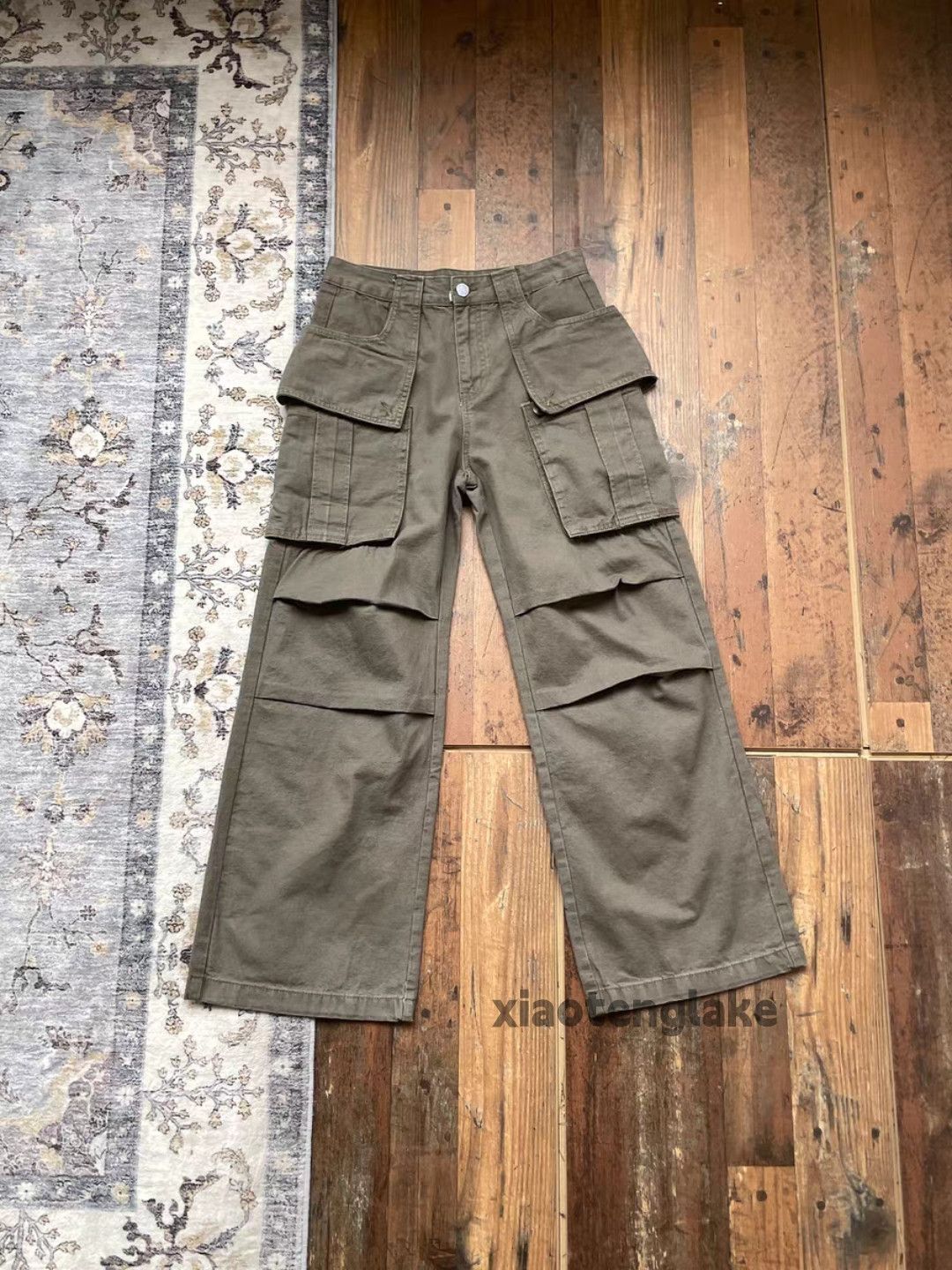 Vintage zx utility loose baggy hiphop flared military cargo pants Size US 34 / EU 50 - 5 Thumbnail