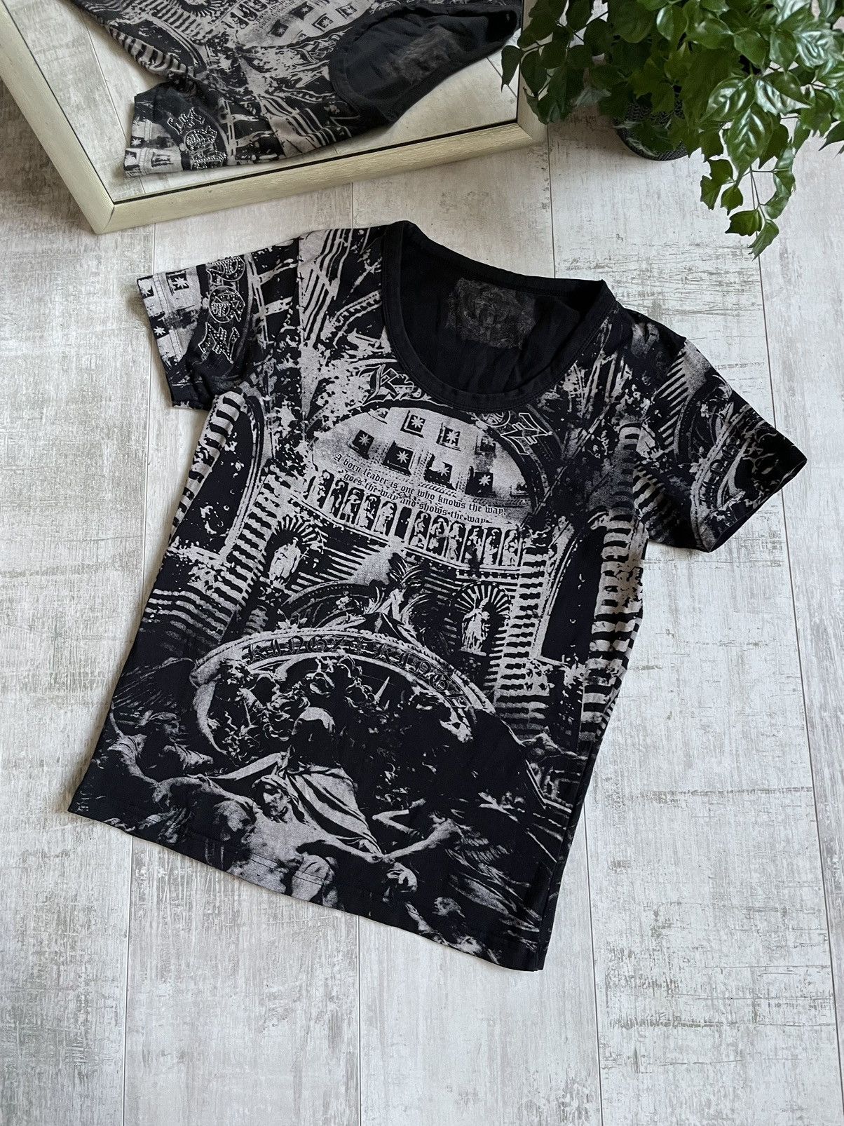 Japanese Brand × Vintage × semanticdesign VTG Semantic Design Over Printed T-Shirt Archive VERY RARE Size M / US 6-8 / IT 42-44 - 1 Thumbnail