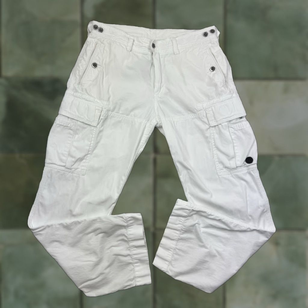 Polo Ralph Lauren VINTAGE Polo Ralph Lauren Cargo Pants Men's 34x32 White Relaxed Hipster 90s Army USA Pants Mens Size US S / EU 44-46 / 1 - 1 Thumbnail