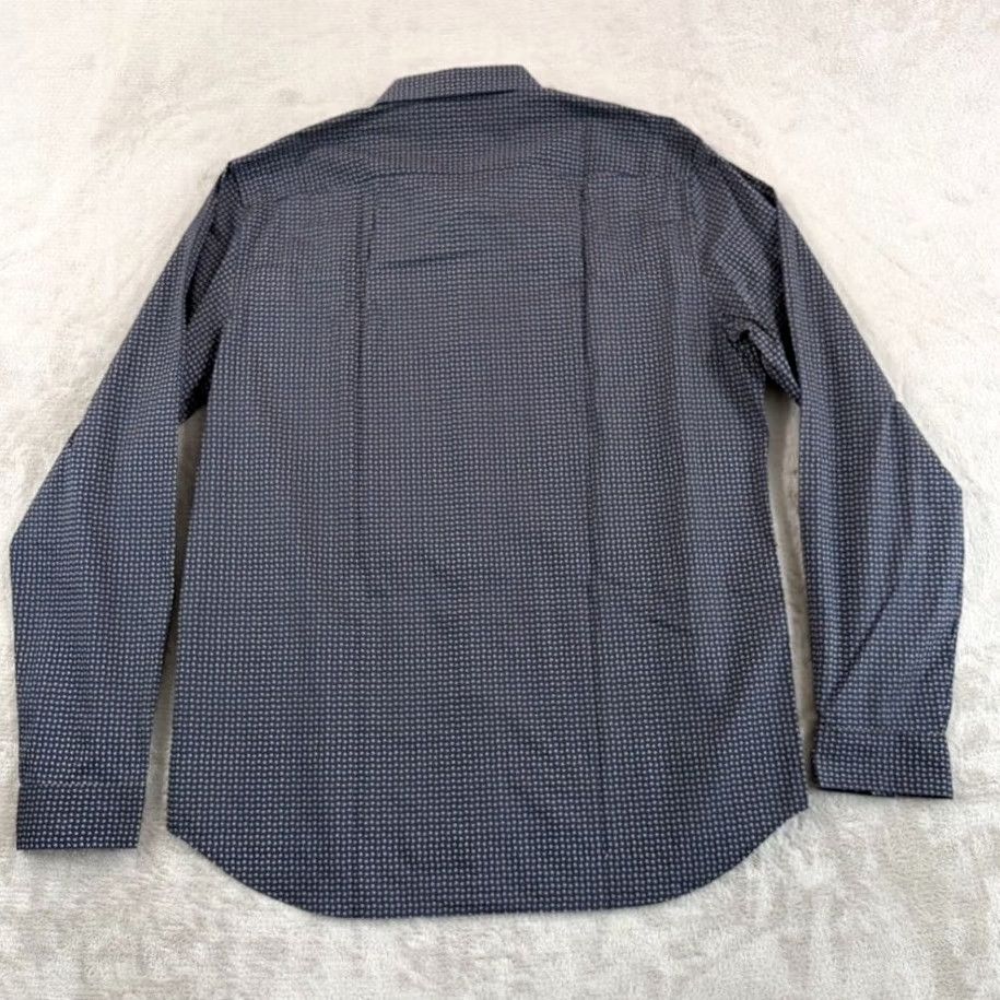 Theory Theory Irving Geo Print Stretch Button-Up Shirt Navy Multi Men L NWOT Size US L / EU 52-54 / 3 - 3 Thumbnail