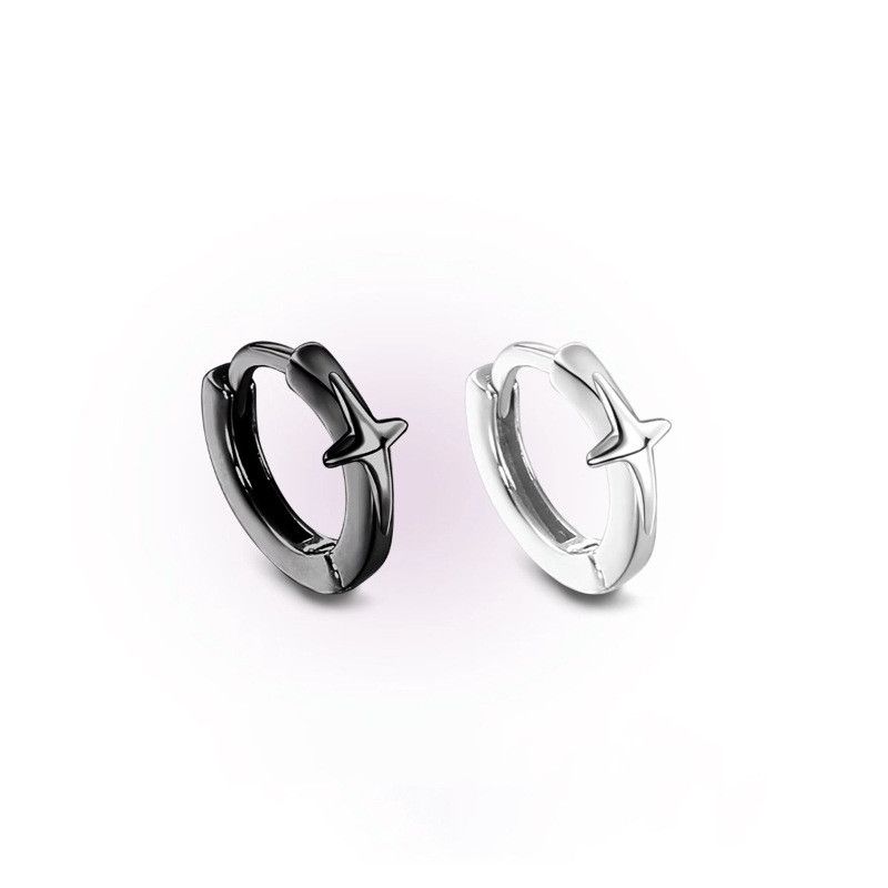 Jewelry Vintage Earrings One Pairs Chrome Jewelry Size ONE SIZE - 5 Thumbnail