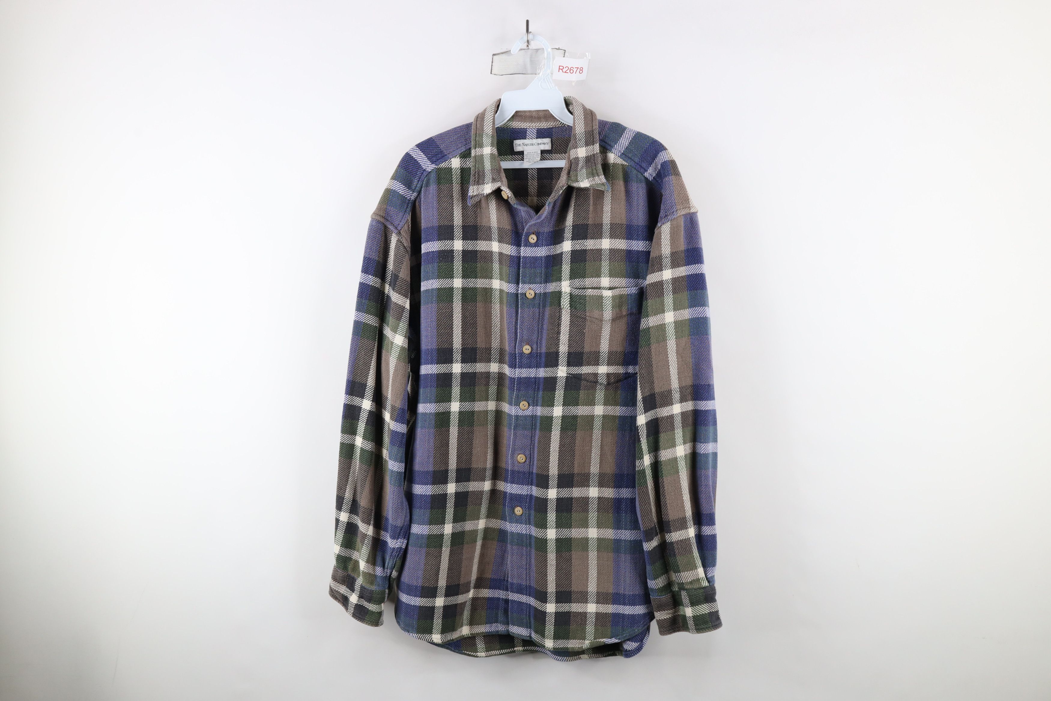 Vintage Vintage 90s Streetwear Heavyweight Collared Button Shirt Size US XL / EU 56 / 4 - 1 Thumbnail