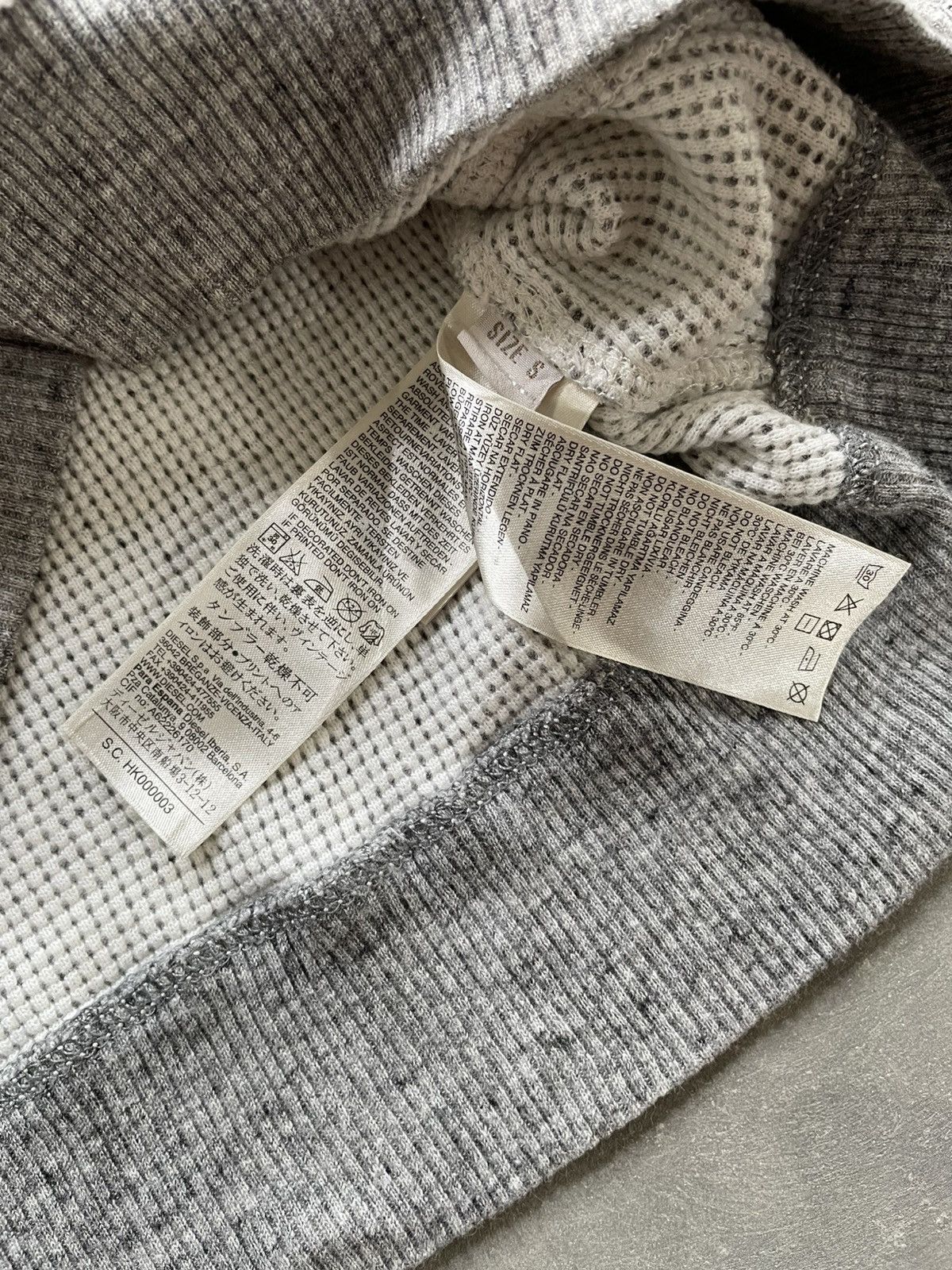 Diesel Rare Y2k Diesel Anorak Thermal Hoodie Small Patch Icon Size US L / EU 52-54 / 3 - 10 Thumbnail