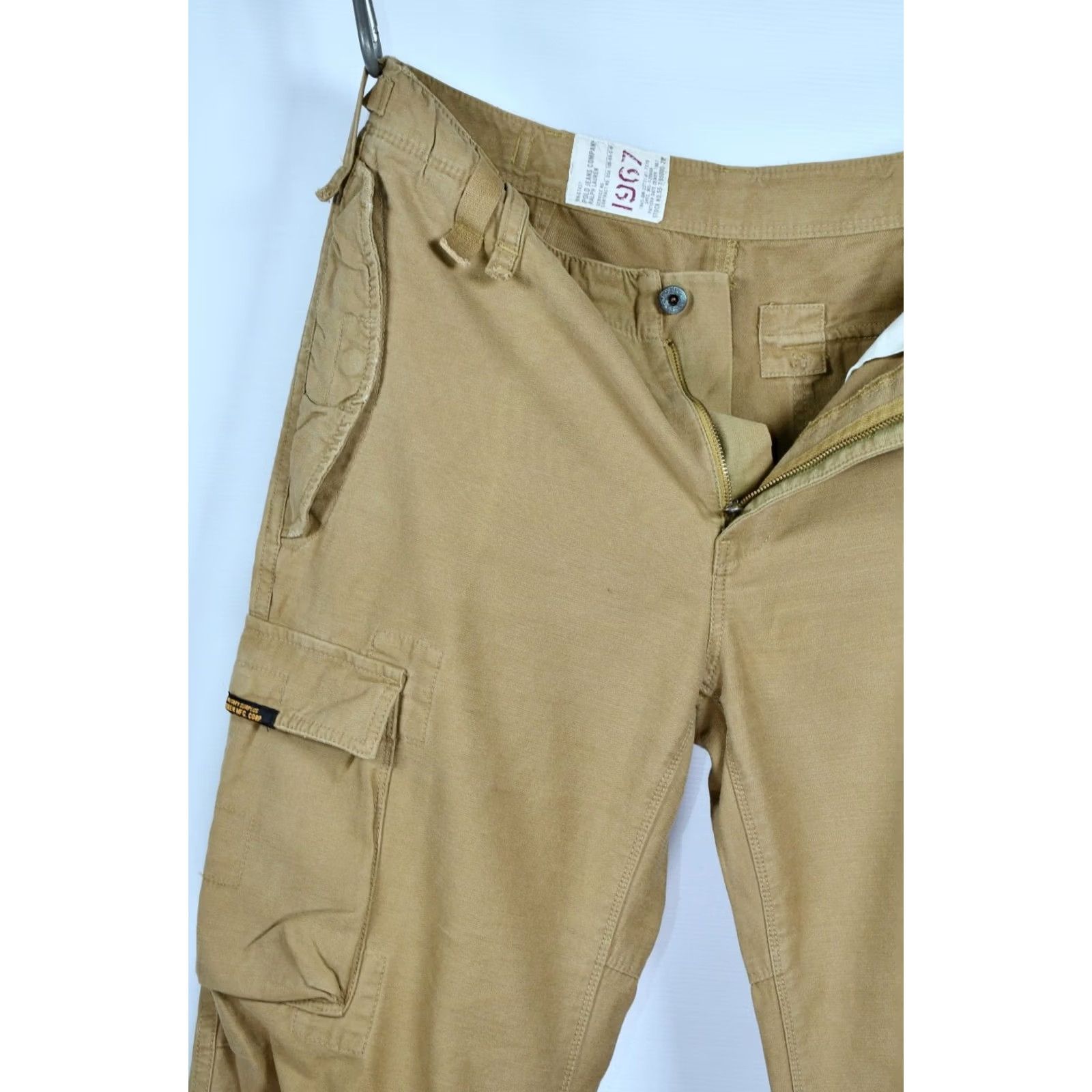 Ralph Lauren Ralph Lauren 67 Surplus Military Cargo Pants Men's W32 L34 Cargo Pocket Beige 100% Cotton Classic Fit Size US 32 / EU 48 - 5 Thumbnail