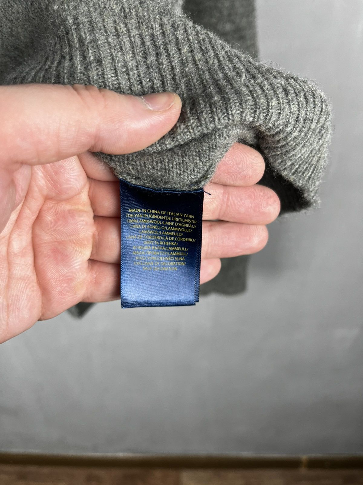 Polo Ralph Lauren Ralph Lauren wool mens sweater size L Size US L / EU 52-54 / 3 - 6 Thumbnail