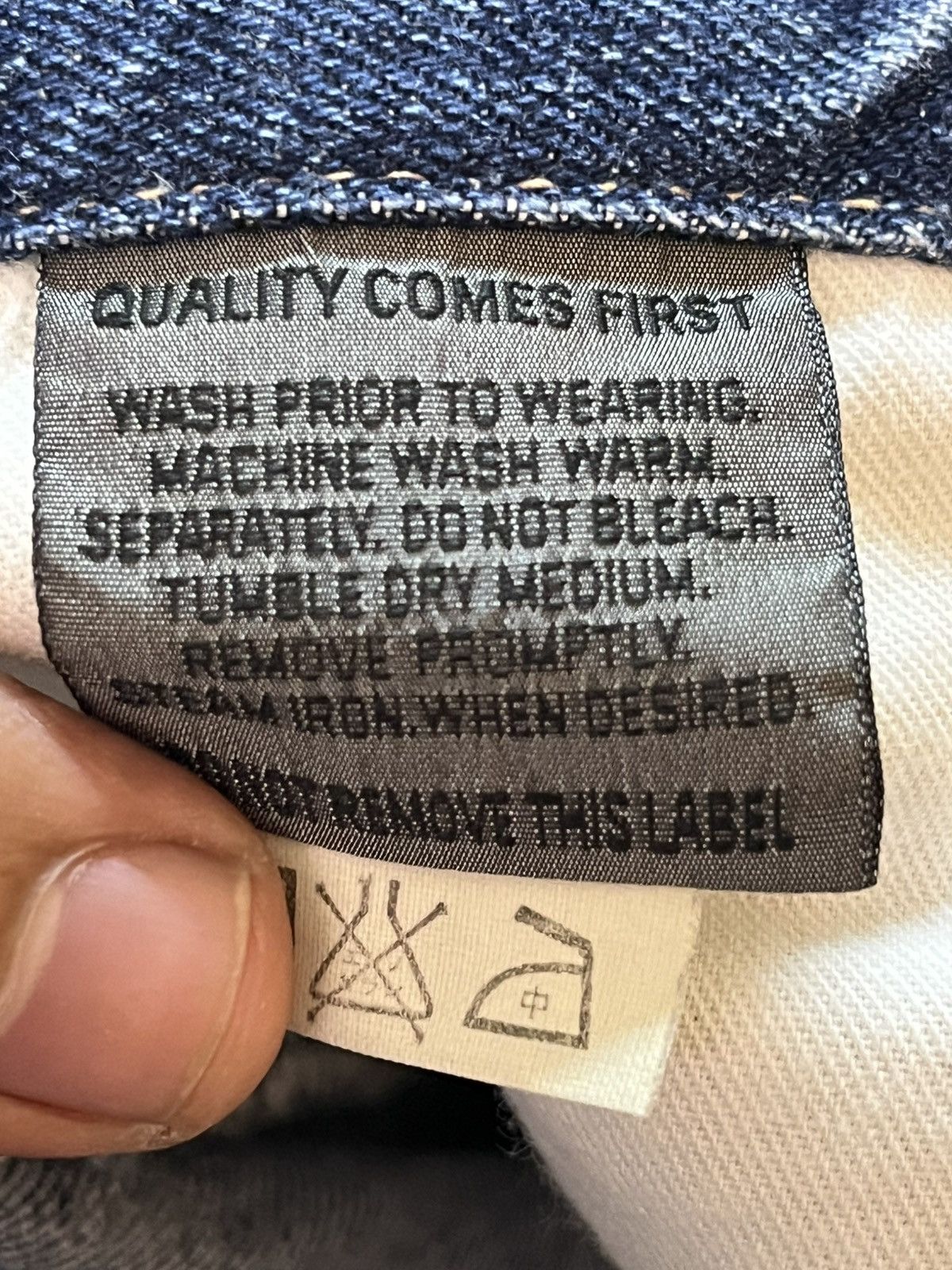 Big John Vintage Big John Ripped Grunge Distressed Denim Size US 29 - 10 Thumbnail