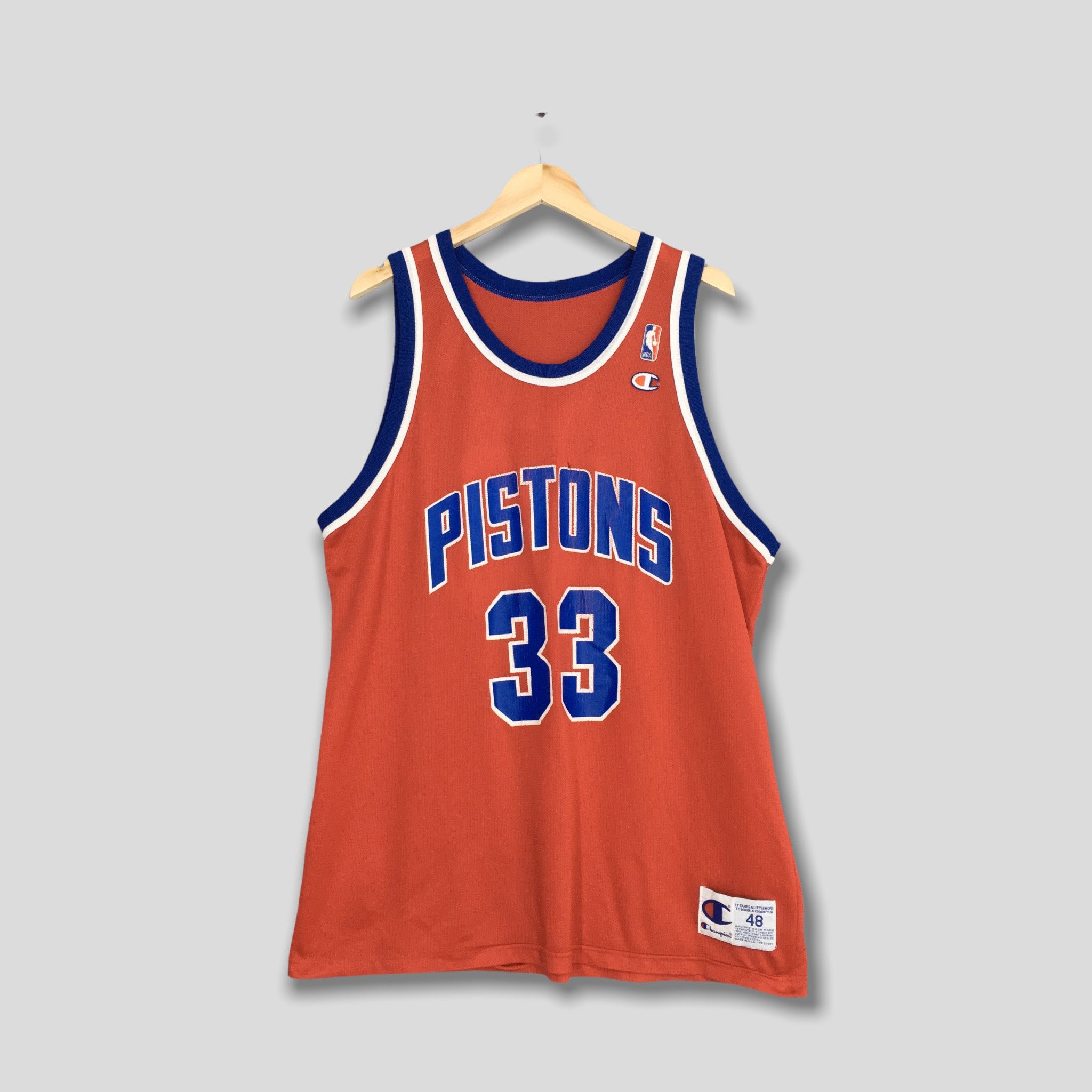 Champion × NBA Pistons Basketball Nba Grant Hill #33 Champion Jersey Size US L / EU 52-54 / 3 - 1 Thumbnail