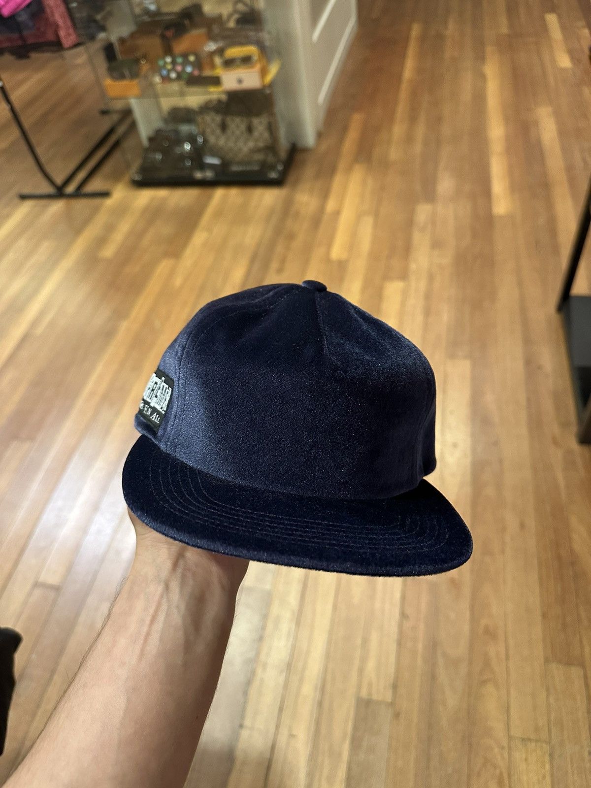 Supreme Supreme fuck em all velour hat Size ONE SIZE - 2 Thumbnail
