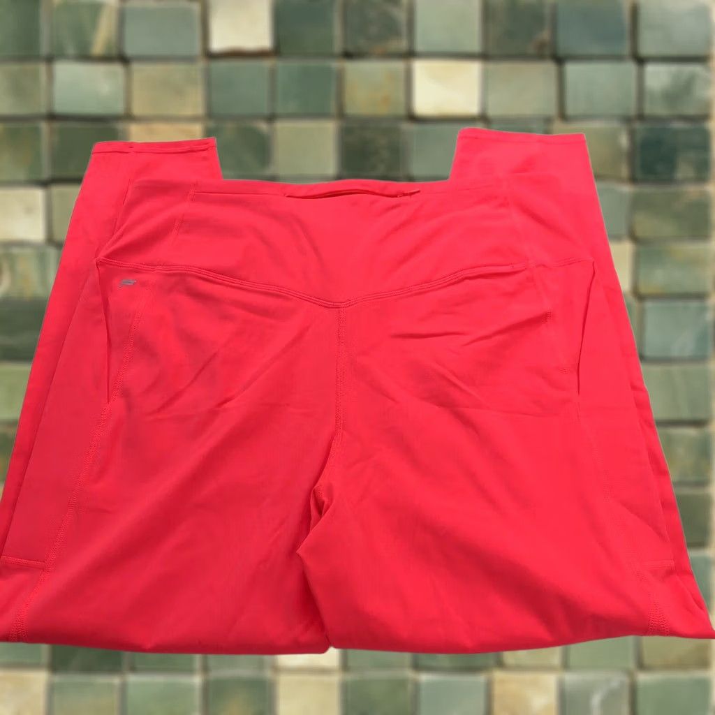 Fabletics VINTAGE Fabletics High Waisted Motion365 NO TAG Legging Pants 2XL Womens Orange Athleisure Pants Size 40" / US 18 - 1 Thumbnail