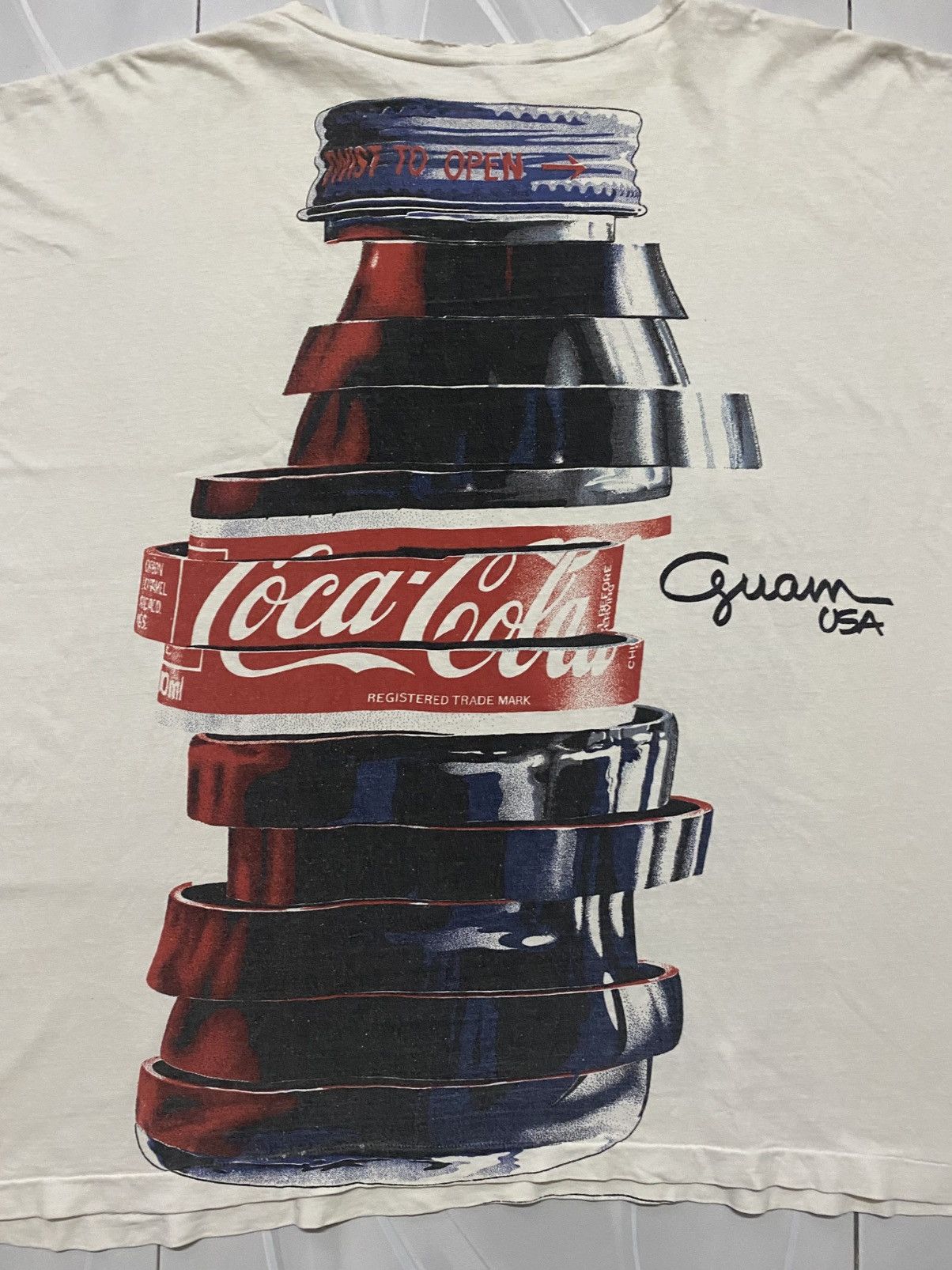 Other Vintage 1980’s Coca Cola Bottle AOP Tee Size XL / US 12-14 / IT 48-50 - 7 Thumbnail