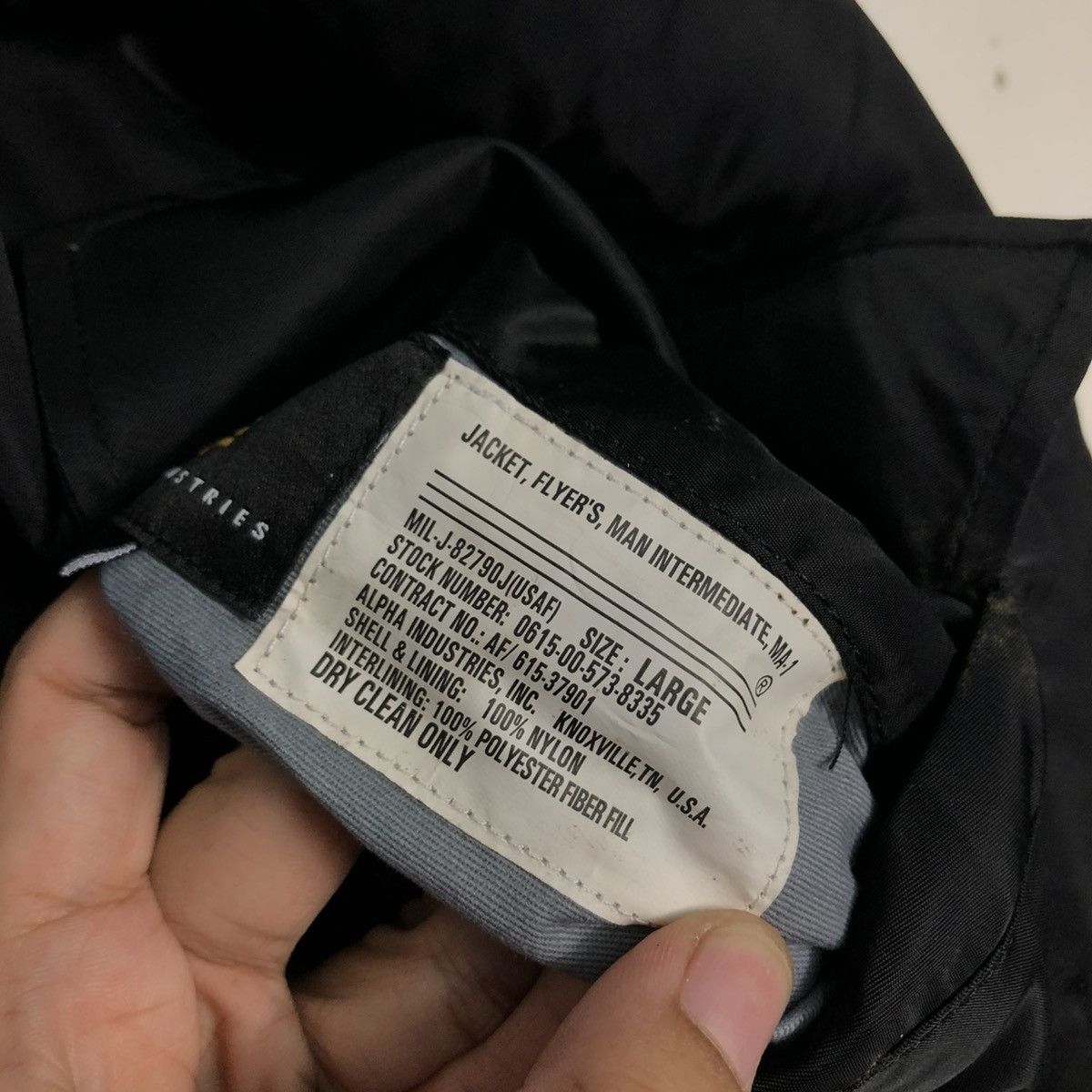 Alpha Industries 🔥VINTAGE MA1 BOMBER JACKET ALPHA INDUSTRIES Size US L / EU 52-54 / 3 - 25 Thumbnail