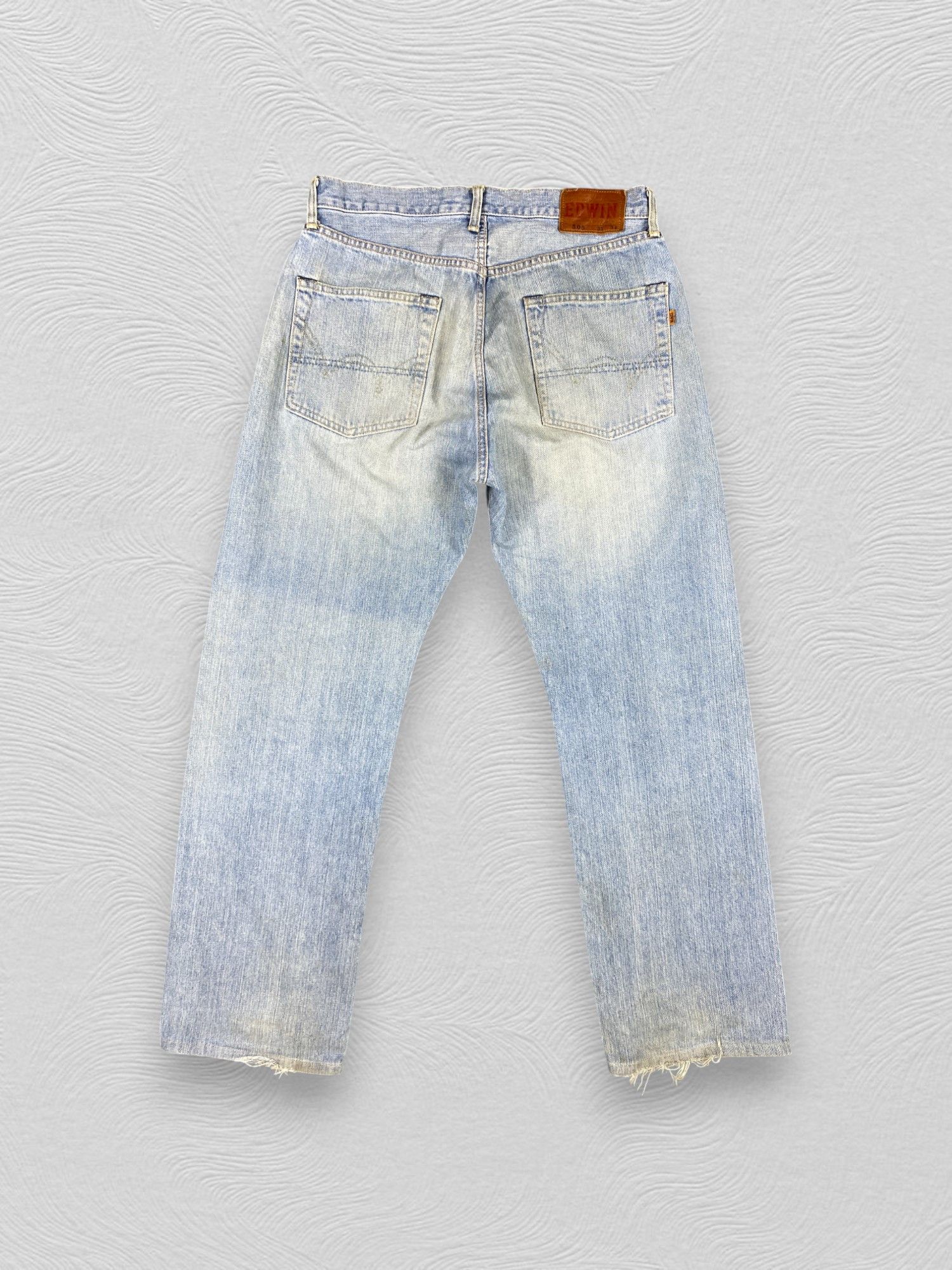 Edwin Vintage Mud Wash Selvedge Edwin 505 Jeans 31x31.5 -JN1332 Size US 31 - 2 Thumbnail