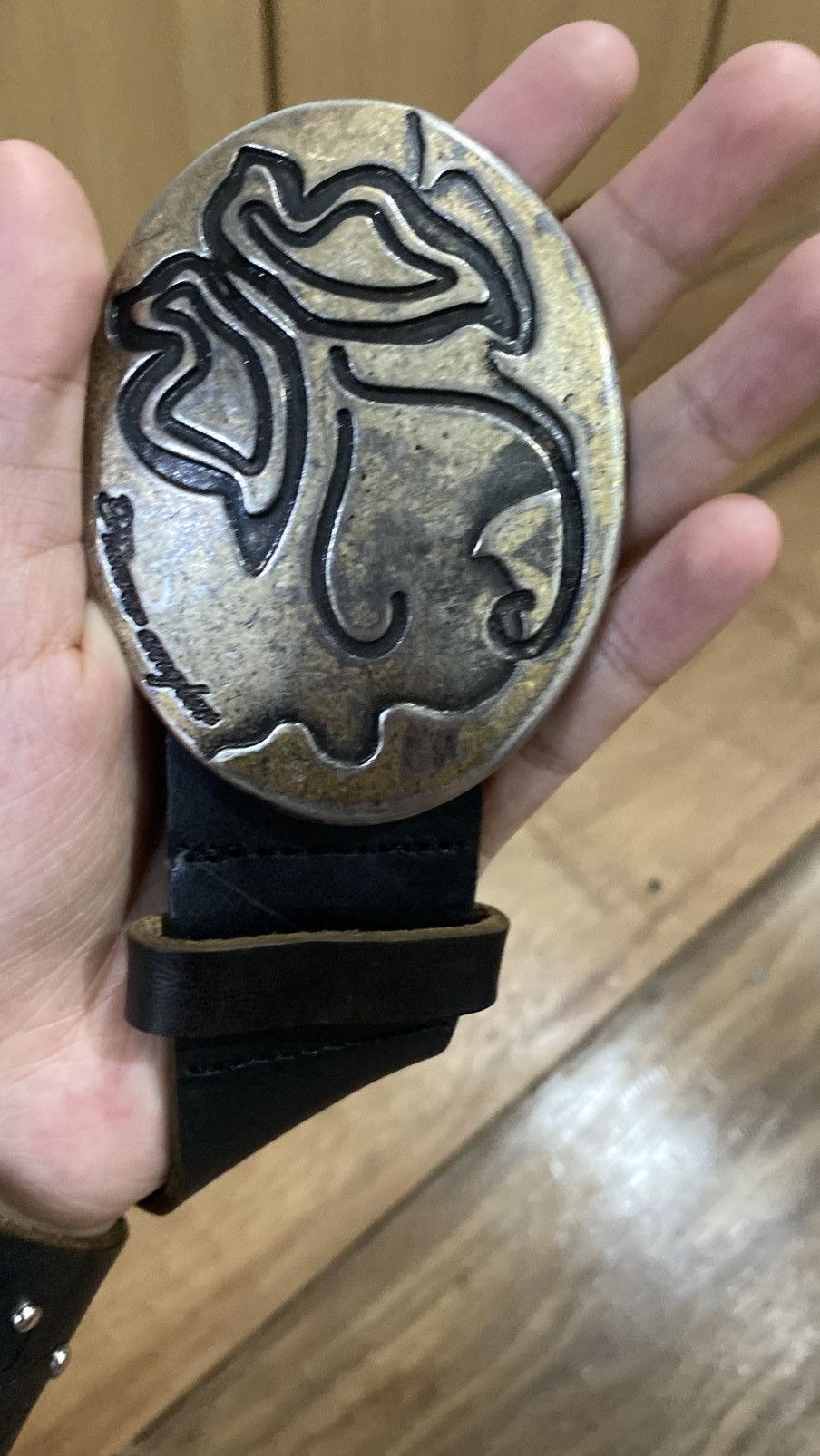 Vintage Y2K belt vintage leather Size ONE SIZE - 3 Thumbnail