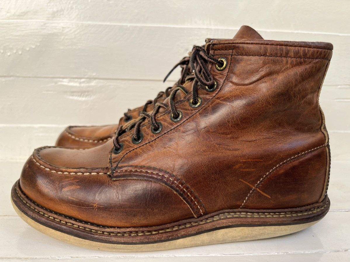 Red Wing Red Wing Heritage 1907 Men's Moc Boots Copper Rough & Tough Size US 8 / EU 41 - 4 Thumbnail