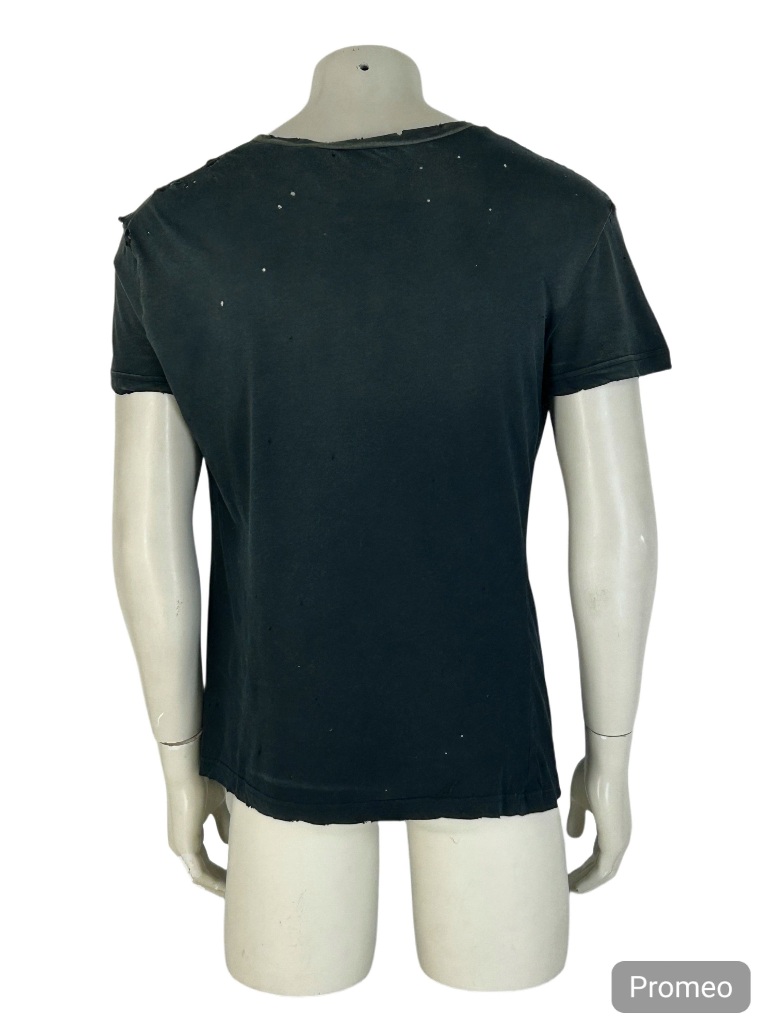 John Galliano John Galliano Black 'Blow Your Mind' Buddha Graphic T-shirt Size US XL / EU 56 / 4 - 3 Thumbnail