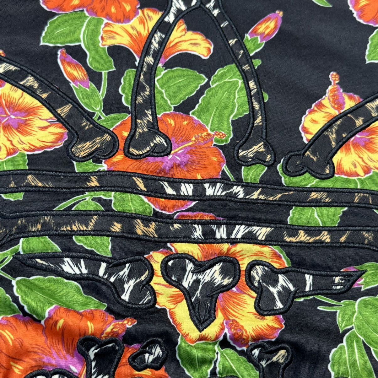 Adidas × Jeremy Scott Adidas Jeremy Scott Botanical Floral Skeleton Tracker Jacket Size US XS / EU 42 / 0 - 4 Thumbnail