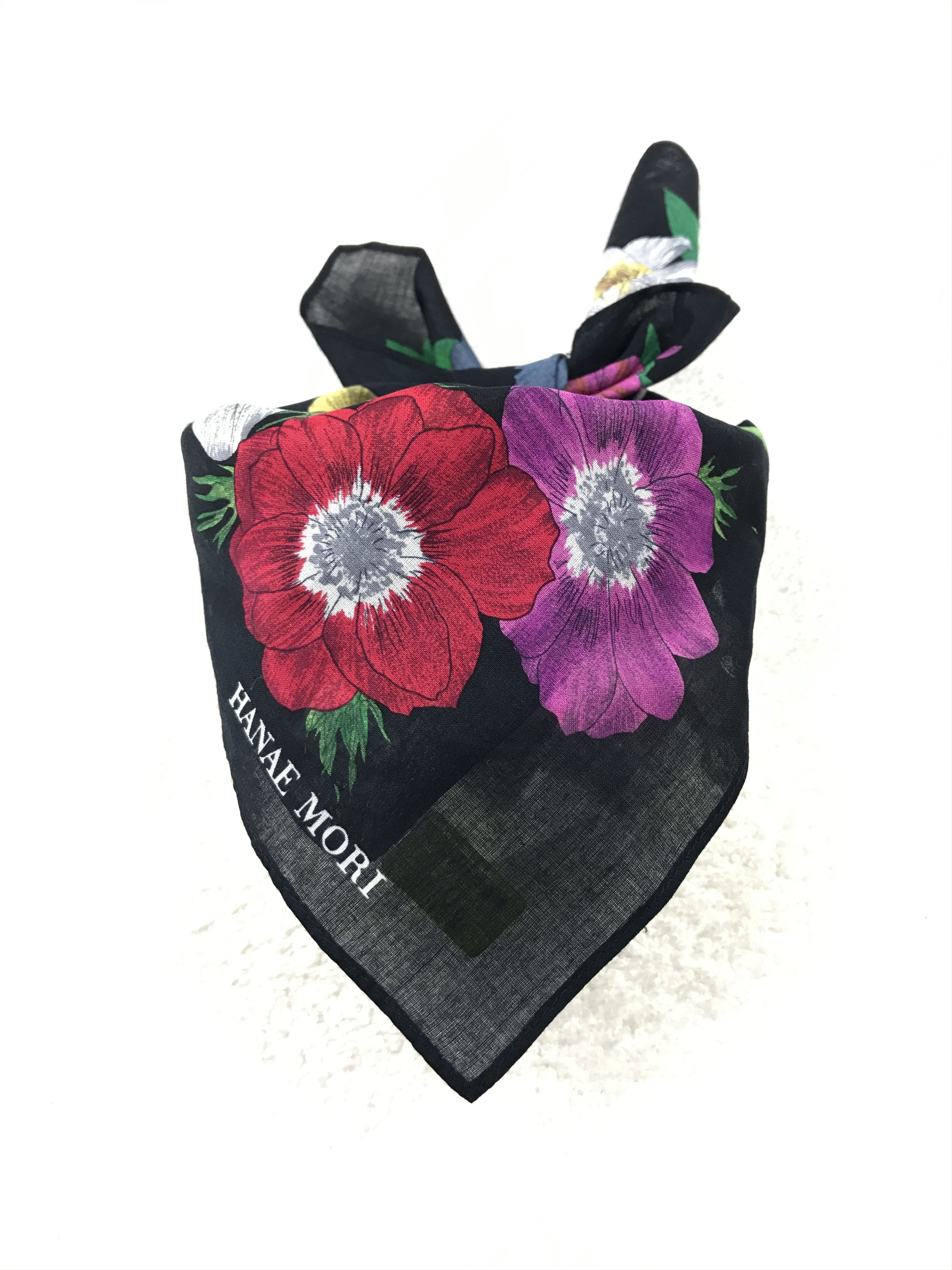 Hanae Mori × Japanese Brand × Vintage Vintage Hanae Mori Bandana Neckerchief Handkerchief Size ONE SIZE - 3 Thumbnail