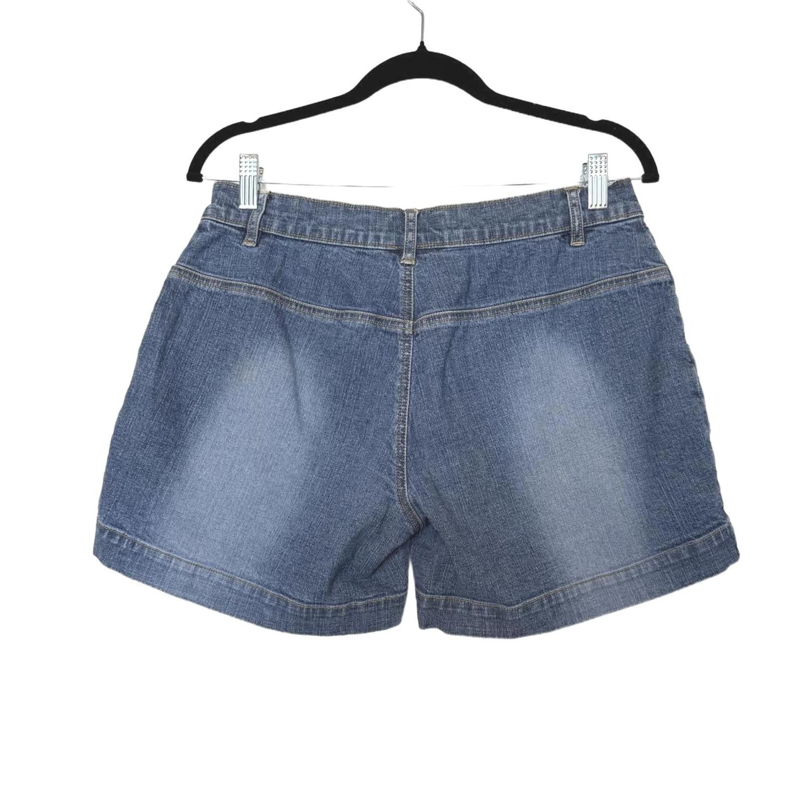 Sonoma Women's Vintage 90s Basic Denim Shorts Size 32" / US 10 / IT 46 - 2 Thumbnail