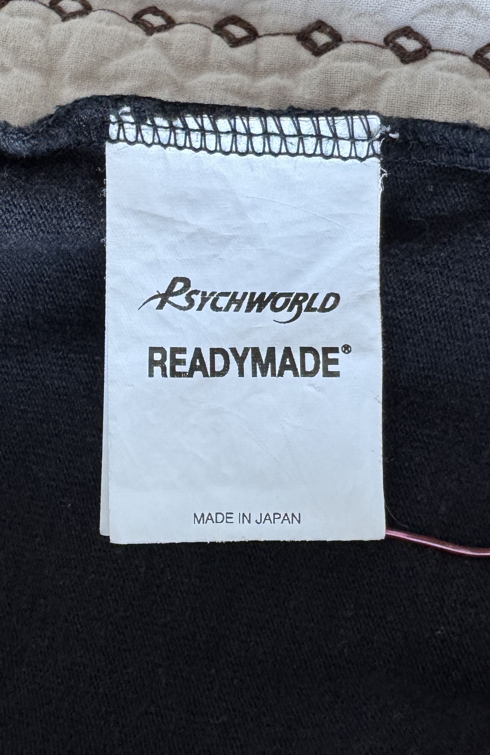 READYMADE READYMADE x PSYCHWORLD T-SHIRT BLACK SZ MEDIUM Size US M / EU 48-50 / 2 - 7 Thumbnail