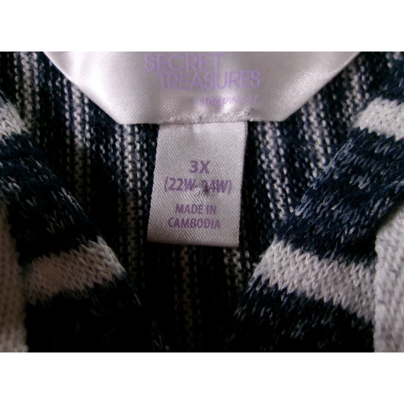 Vintage Secret Treasures Hoodie Women 3X Blue Cozy Lounge Oversized Beachy Causal Size XXL / US 16-18 / IT 52-54 - 7 Thumbnail