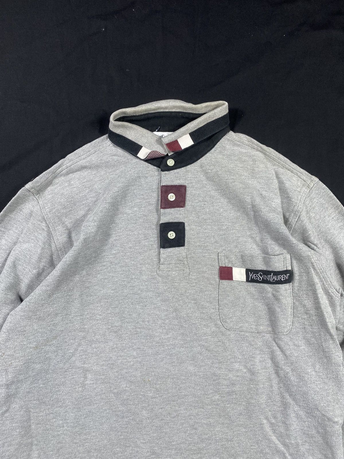 Yves Saint Laurent YvesSaintLaurent poor Homme polo long slevee Size US L / EU 52-54 / 3 - 4 Thumbnail