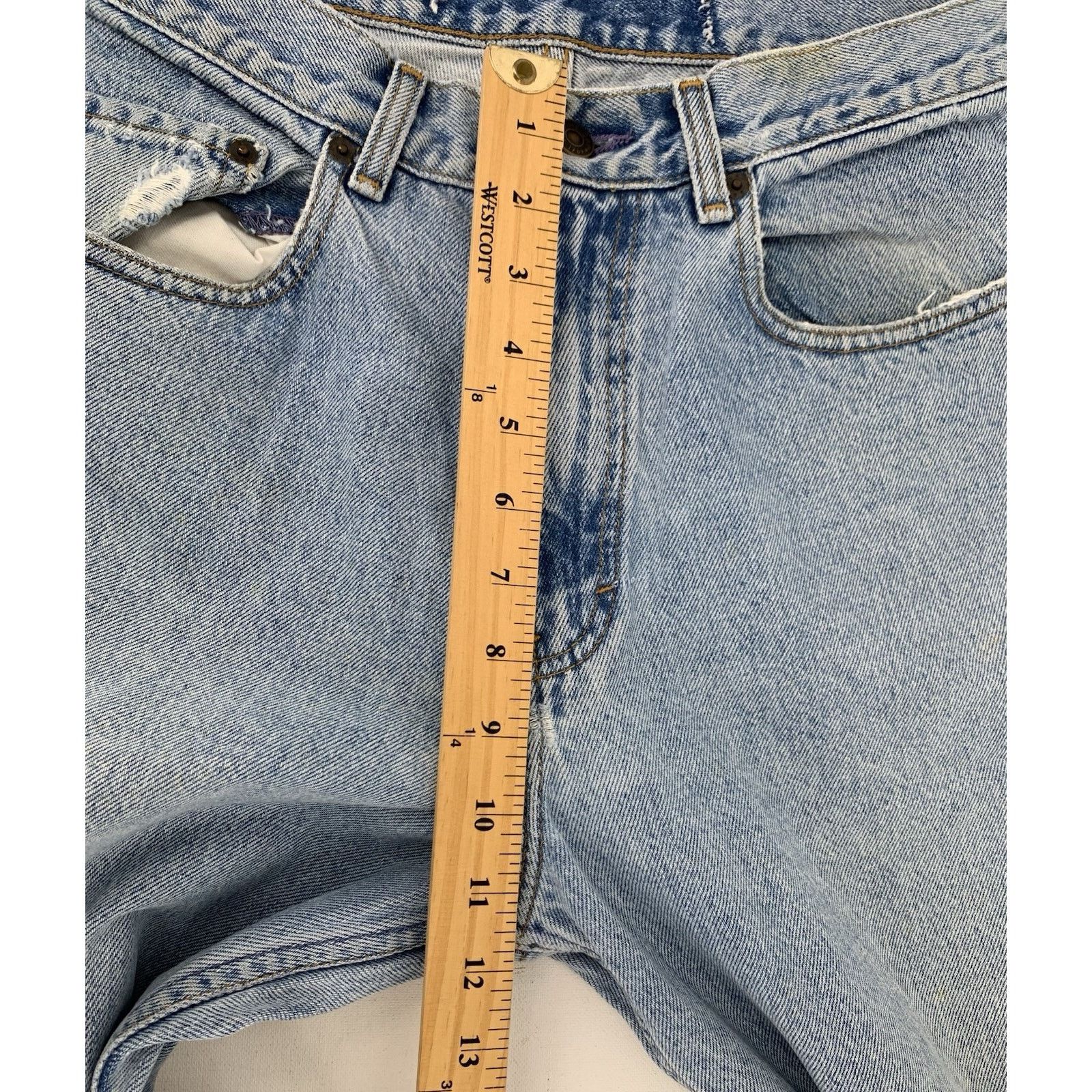 Gap Vintage GAP Blue Jeans 32x32 Light Wash USA Made Grunge Size US 32 / EU 48 - 12 Thumbnail