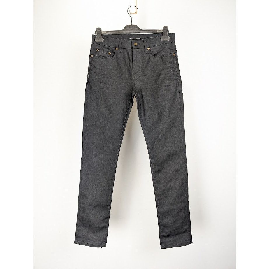 Saint Laurent Paris o1rshd1 Skinny 5 Pocket Med in Used Black Size US 30 / EU 46 - 1 Thumbnail