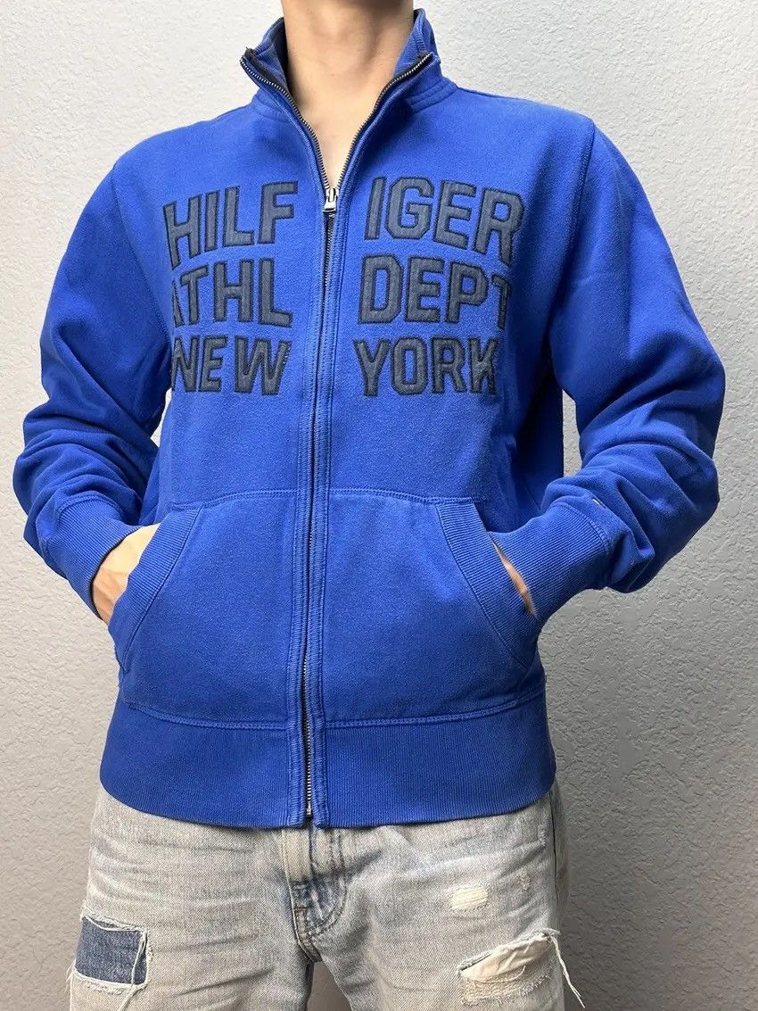 Tommy Hilfiger × Vintage Vintage Zip Hoodie Tommy Hilfiger faded Y2K sk8 style Size US M / EU 48-50 / 2 - 1 Thumbnail